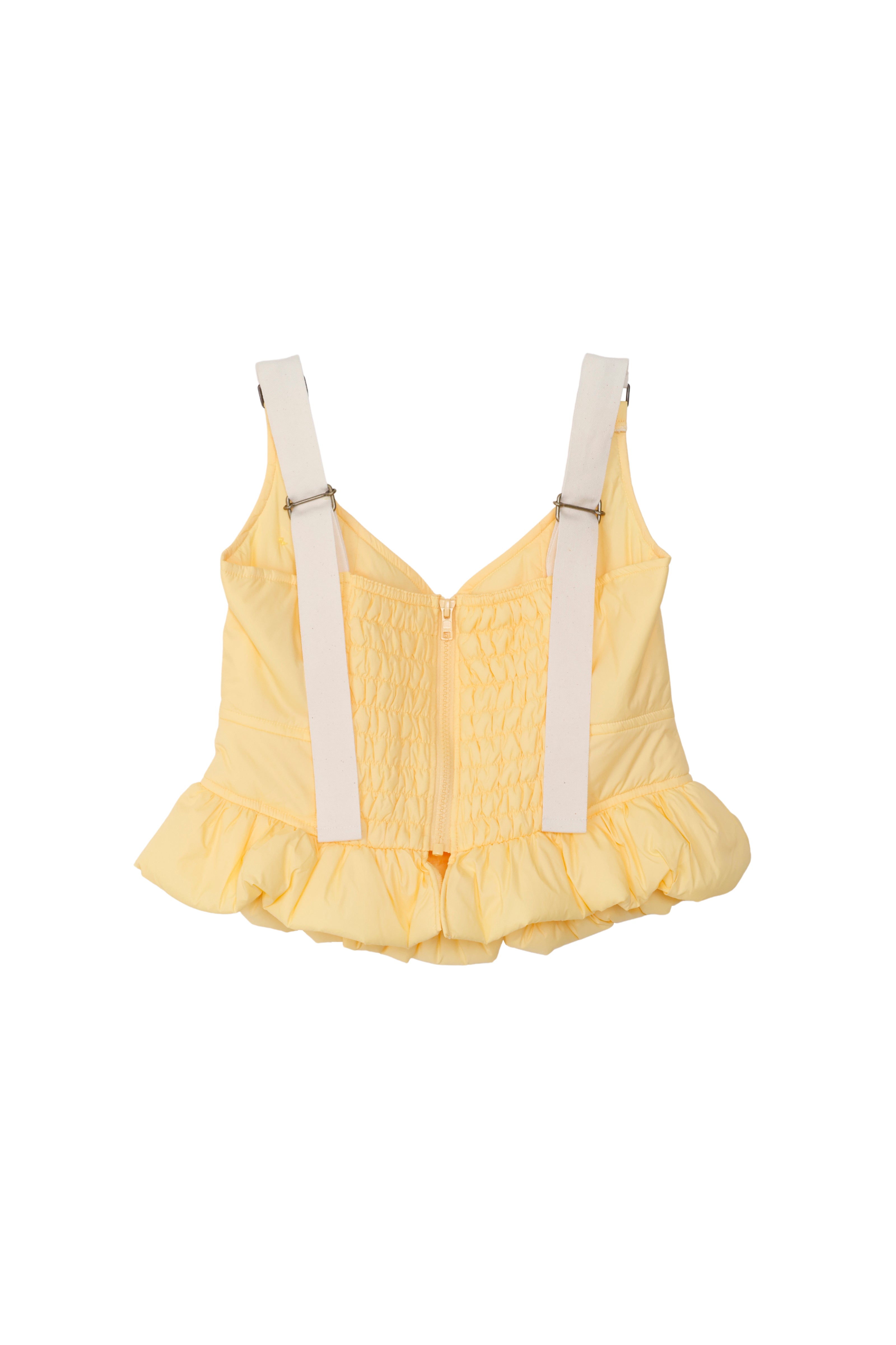 BENJAMIN YELLOW | BEADED BUSTIER