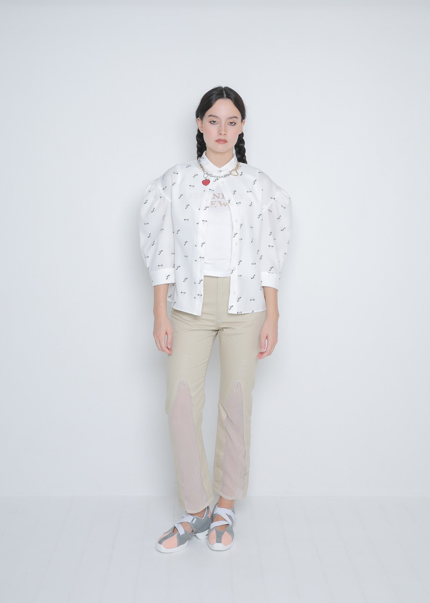 Notte / puff sleeve shirt