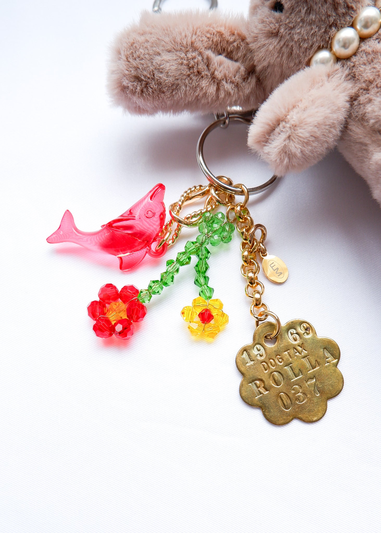 Petite Mews One of a Kind Bag Charm / Brown 37