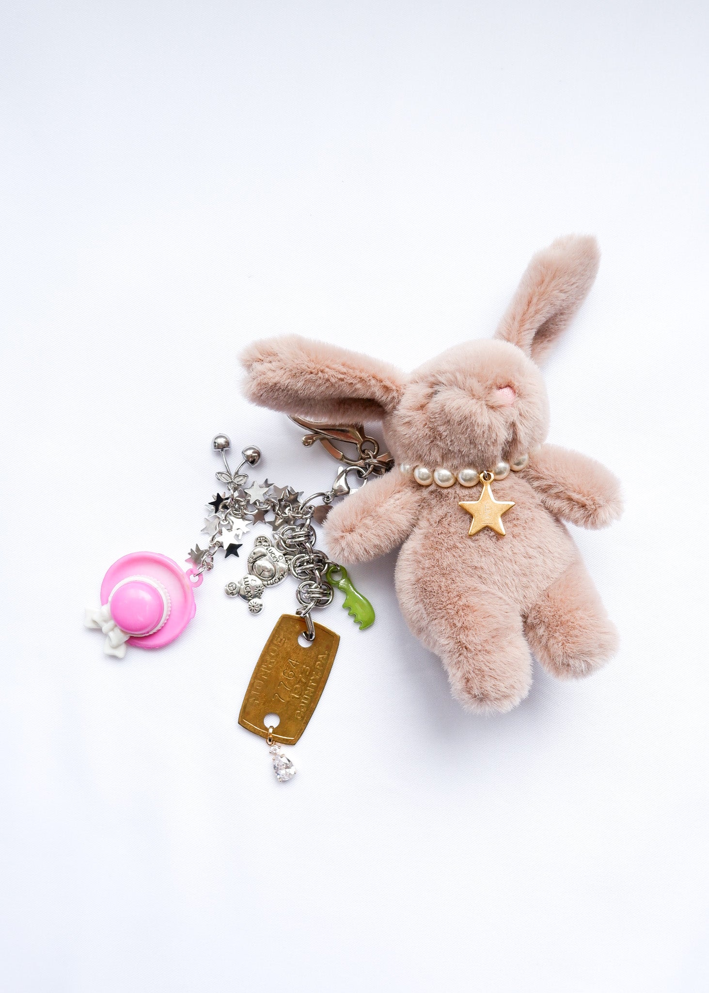 Petite Mews One of a Kind Bag Charm / Brown 7764