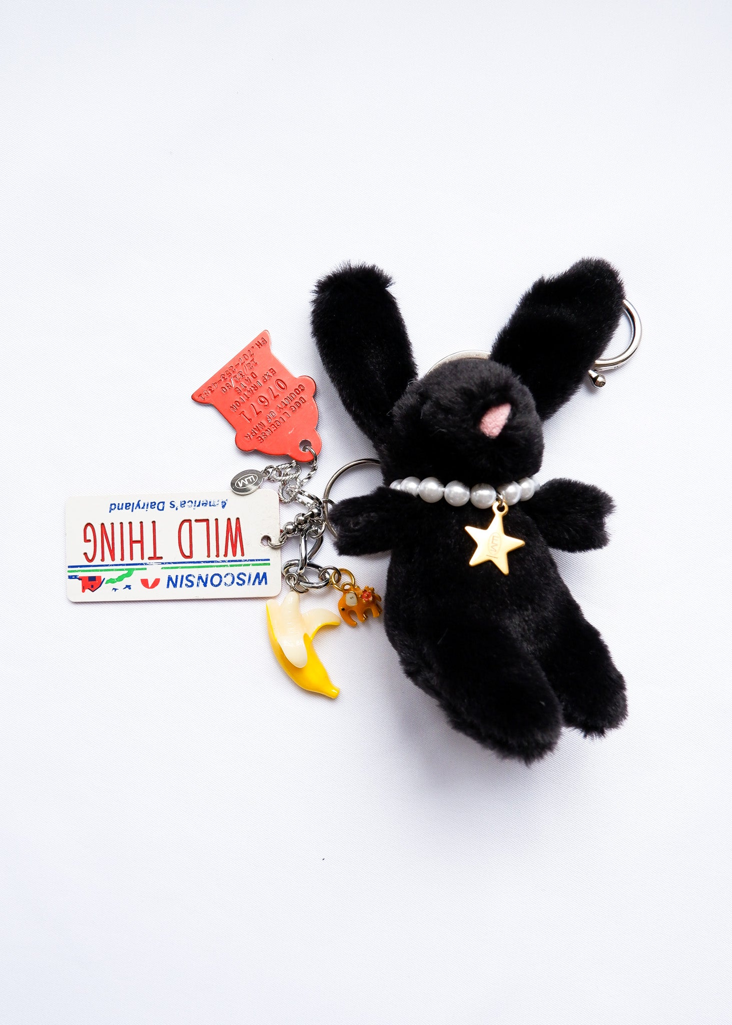 Petite Mews One of a Kind Bag Charm / Black 71