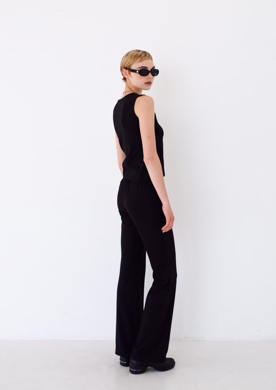 【SALE】 Jelly stretch trousers