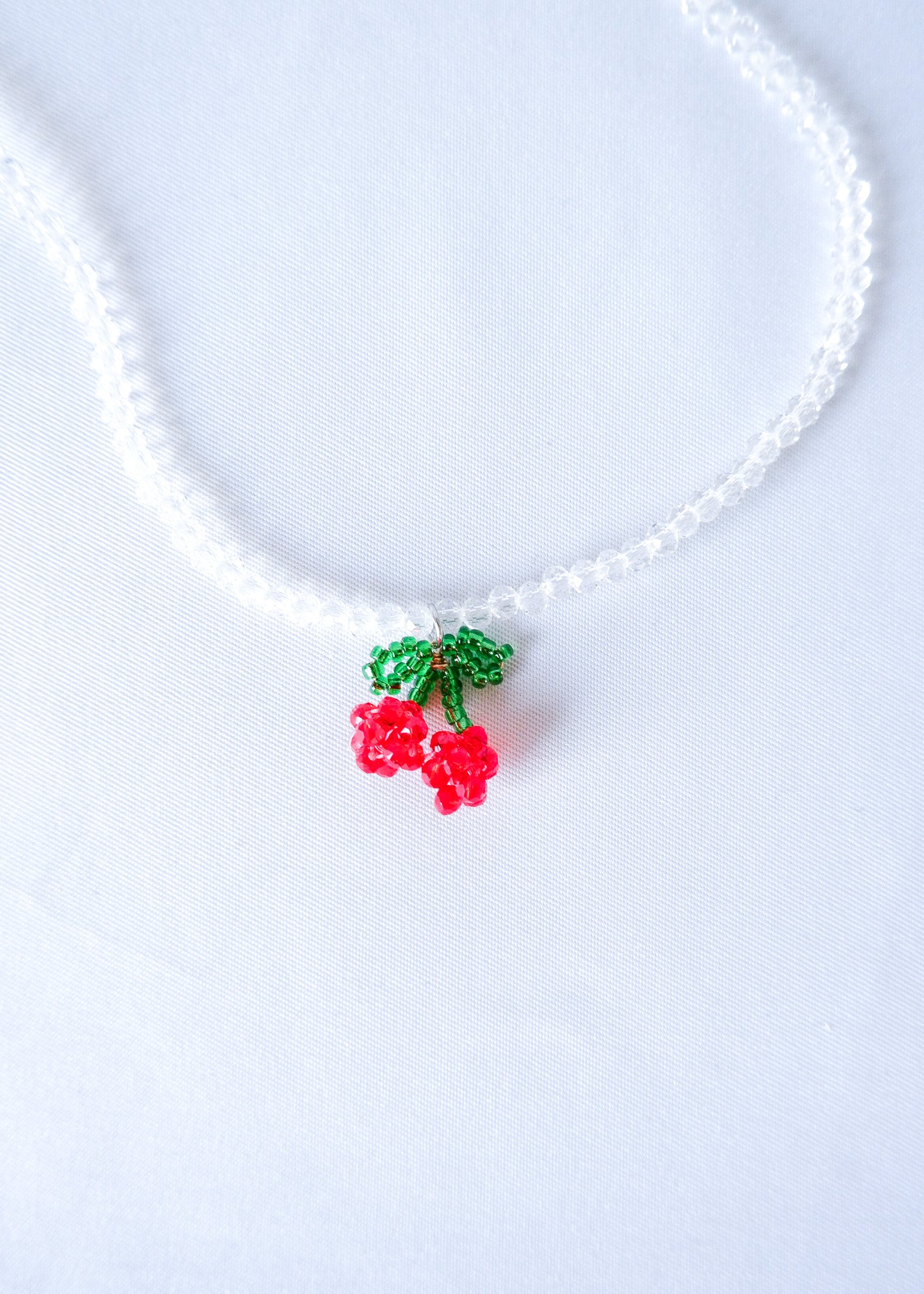 【SALE】Mini Cherry Drop Necklace