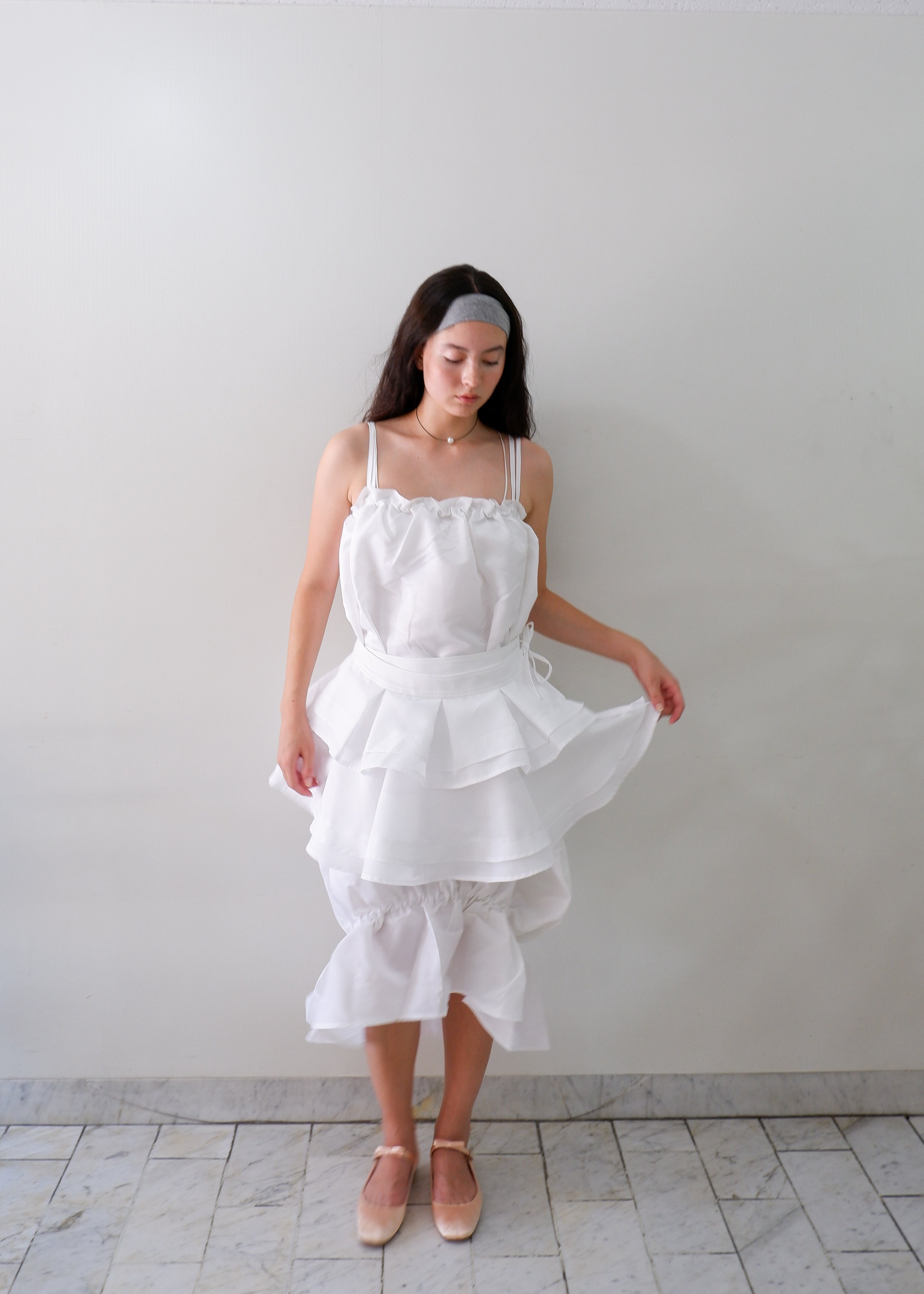 Madeline / Pink satin