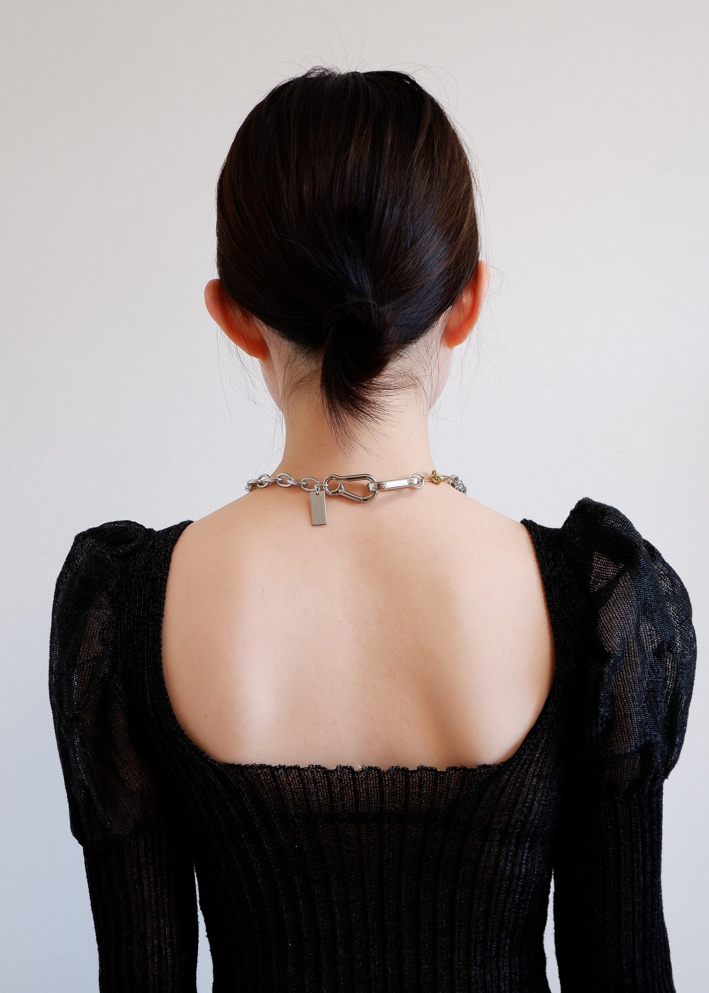 Foundrymews numbering charm necklace
