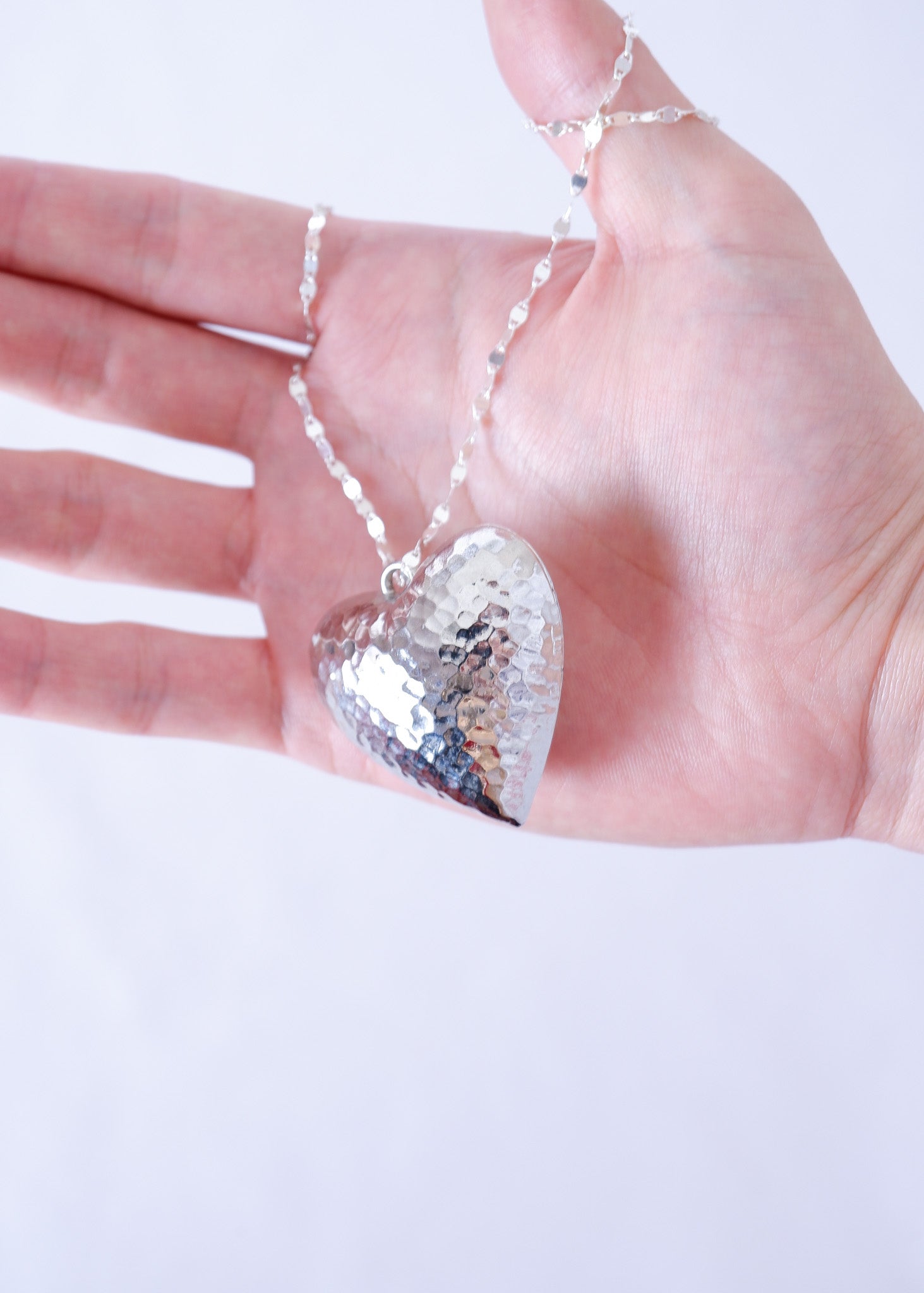 【SALE】Big Heart necklace | silver 925