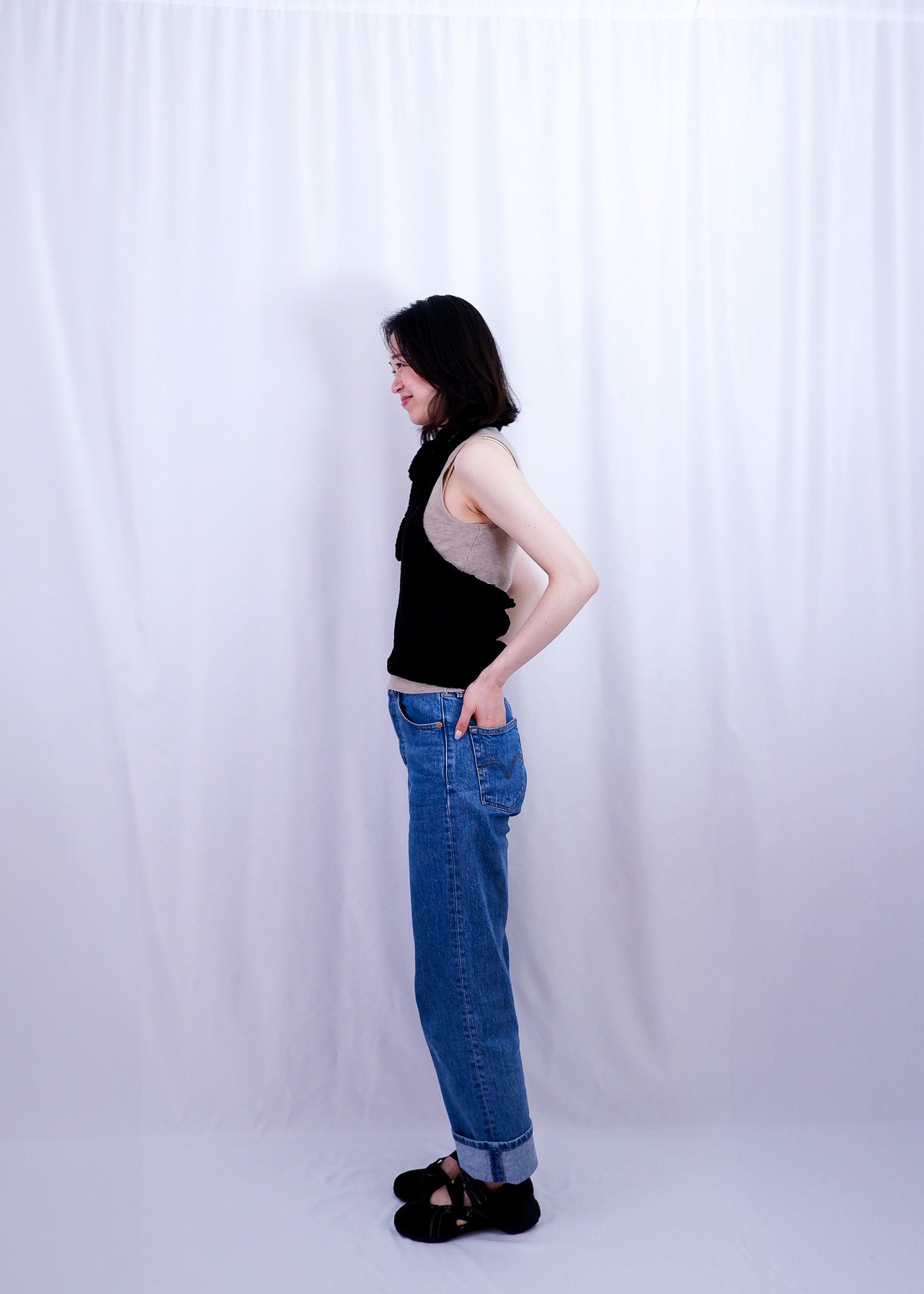 【SALE】Halter neck/ Summer knit tops