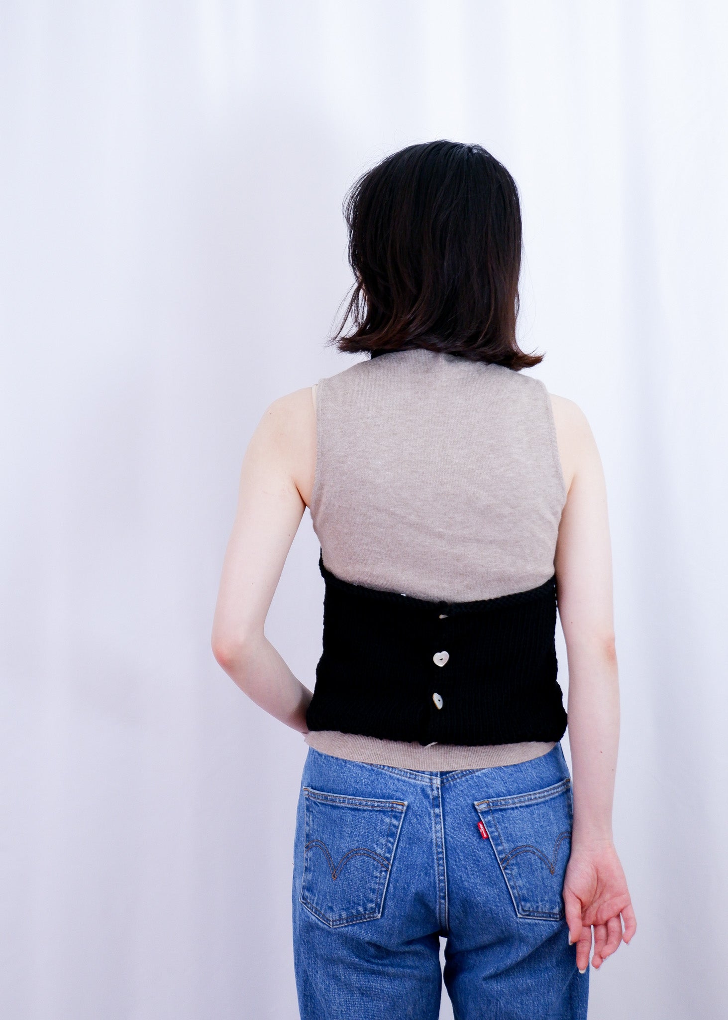 【SALE】Halter neck/ Summer knit tops