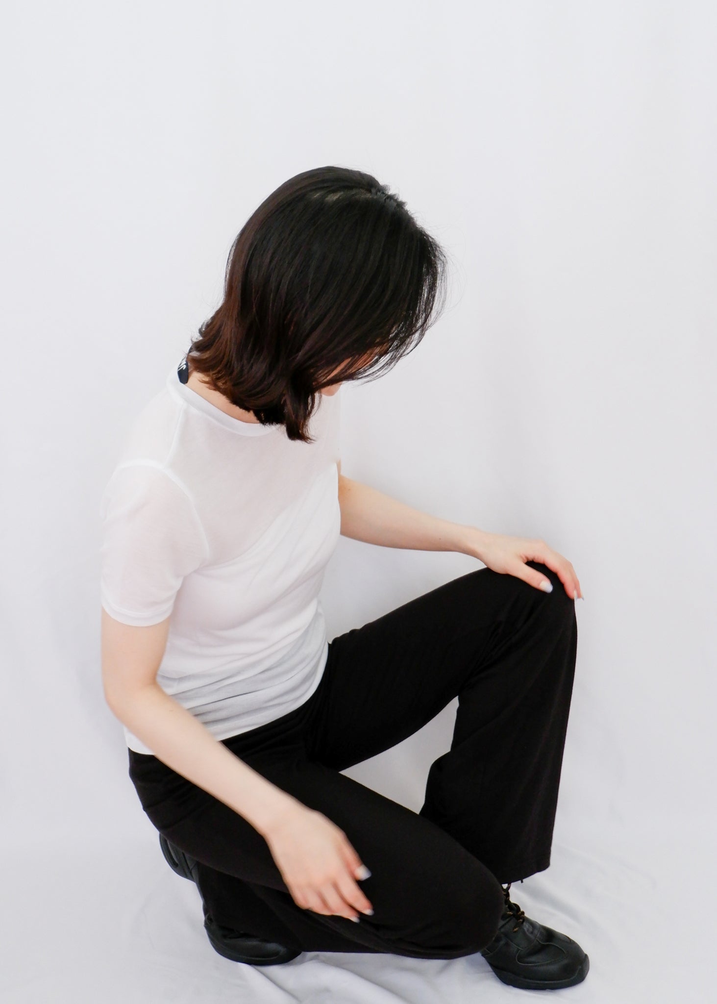 【SALE】 Jelly stretch trousers
