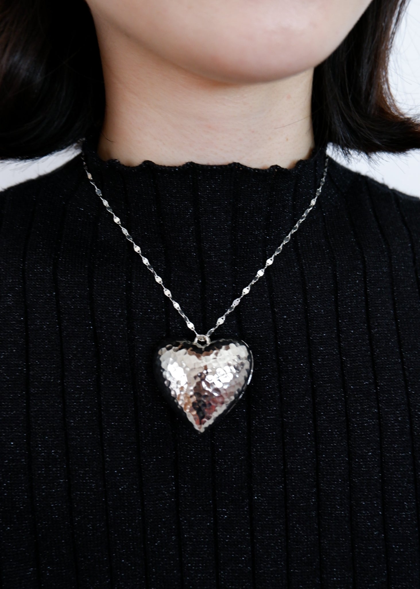 【SALE】Big Heart necklace | silver 925