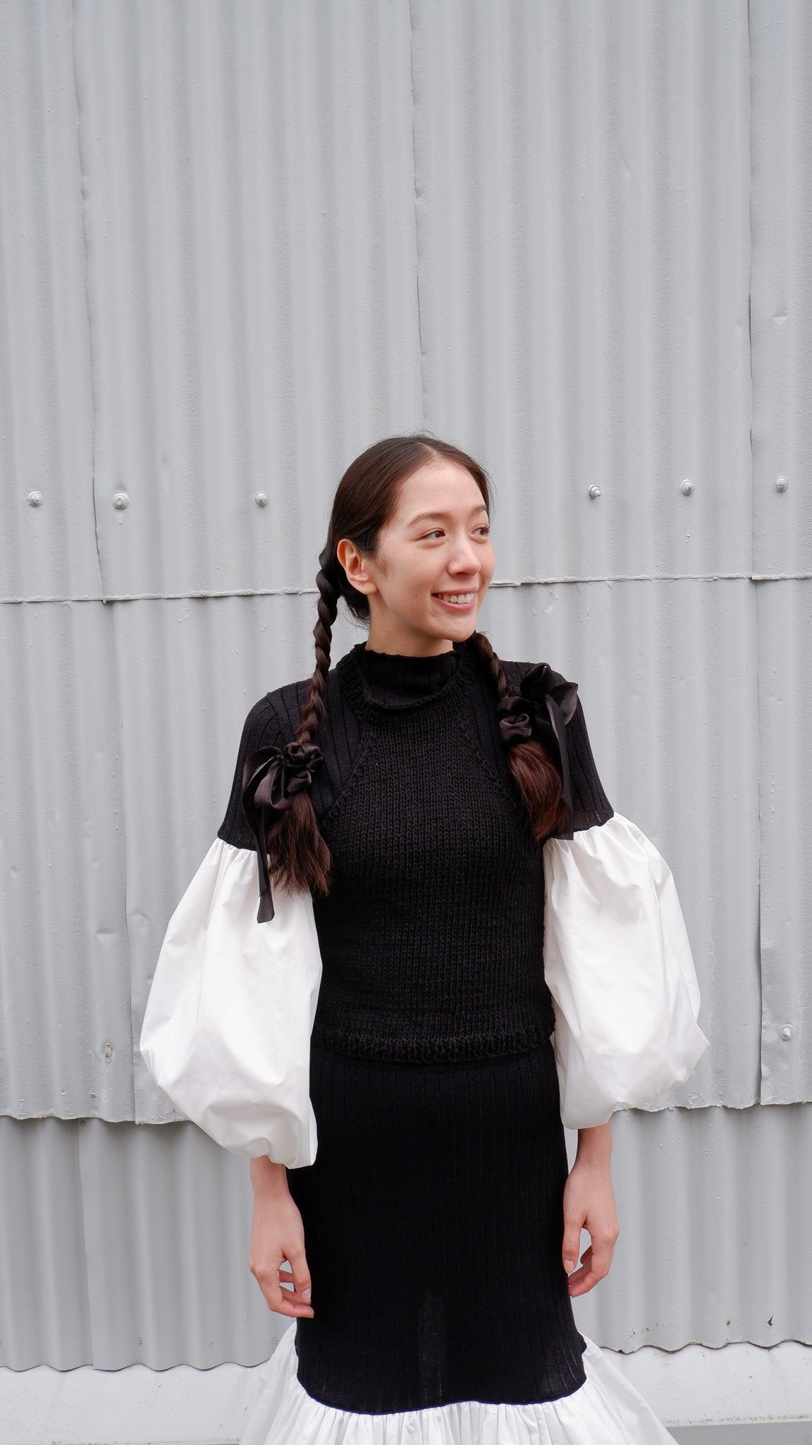 【SALE】Halter neck/ Summer knit tops