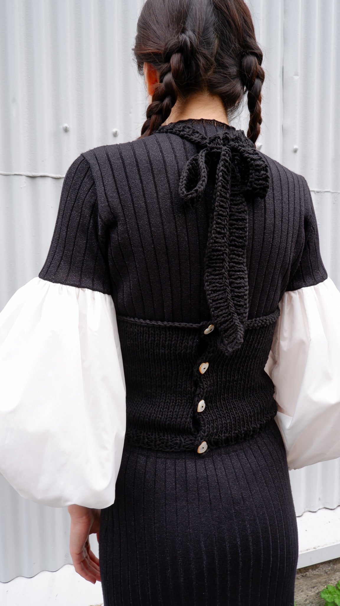【SALE】Halter neck/ Summer knit tops