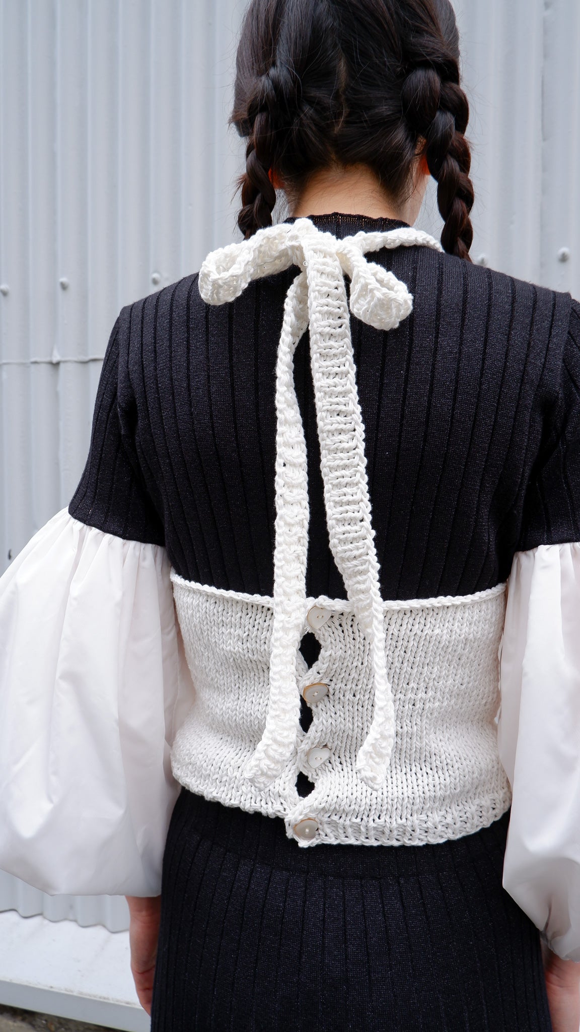 【SALE】Halter neck/ Summer knit tops