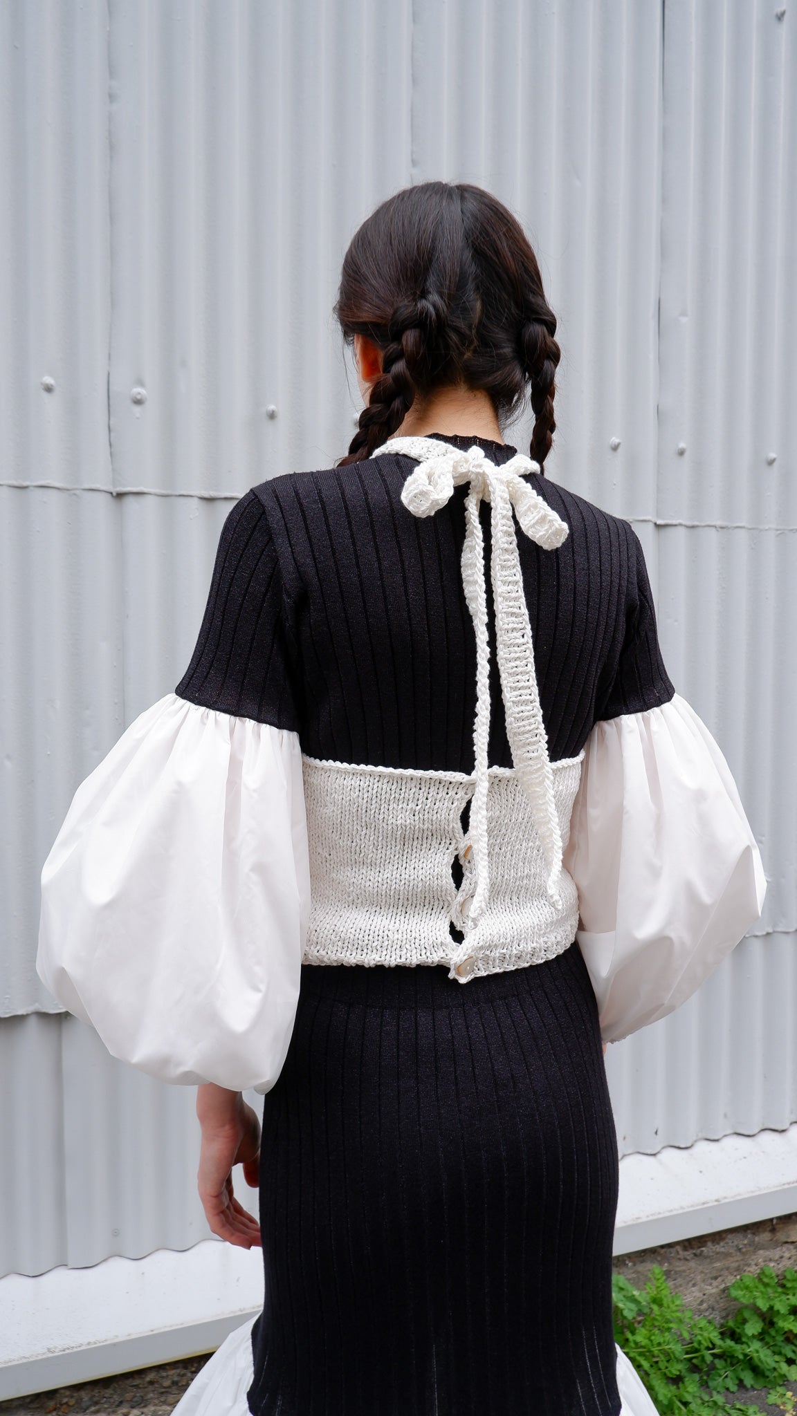 【SALE】Halter neck/ Summer knit tops