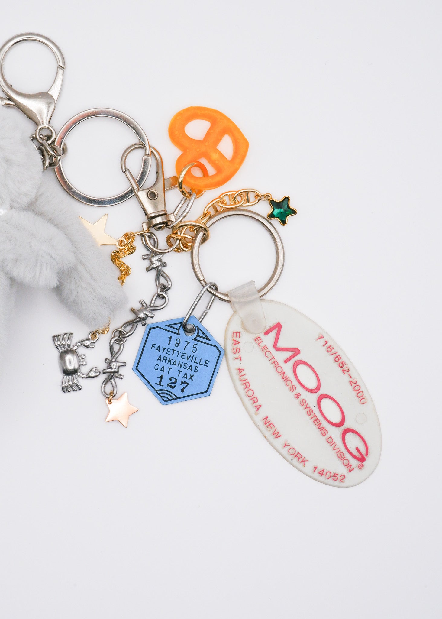 Petite Mews One of a Kind Bag Charm / GRY08