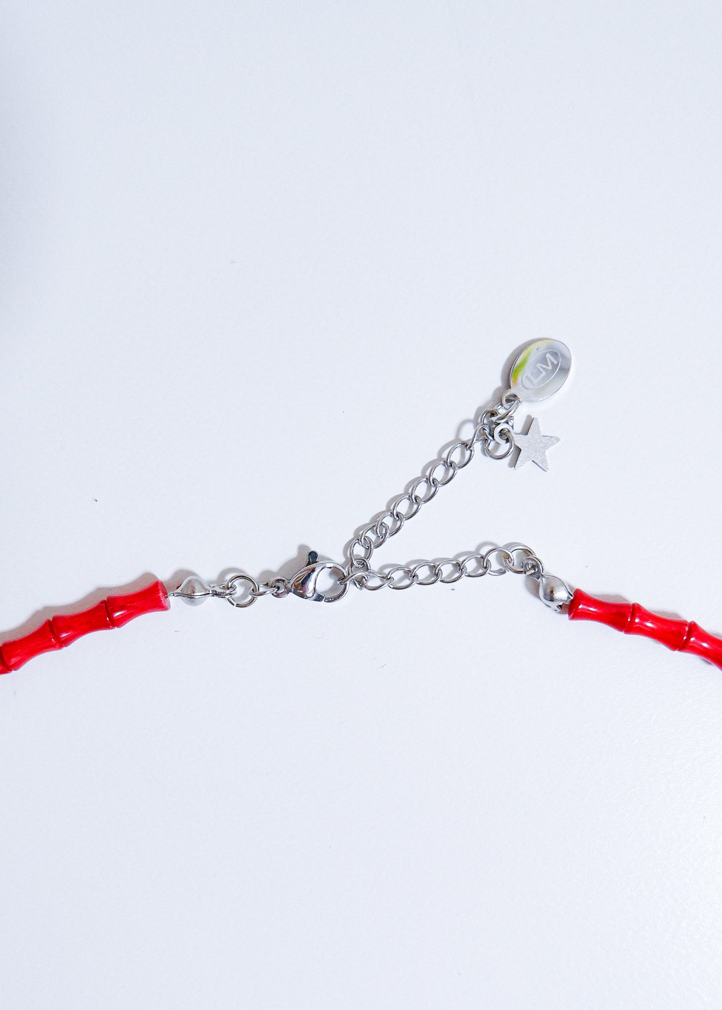 bamboo red HOSHI - necklace