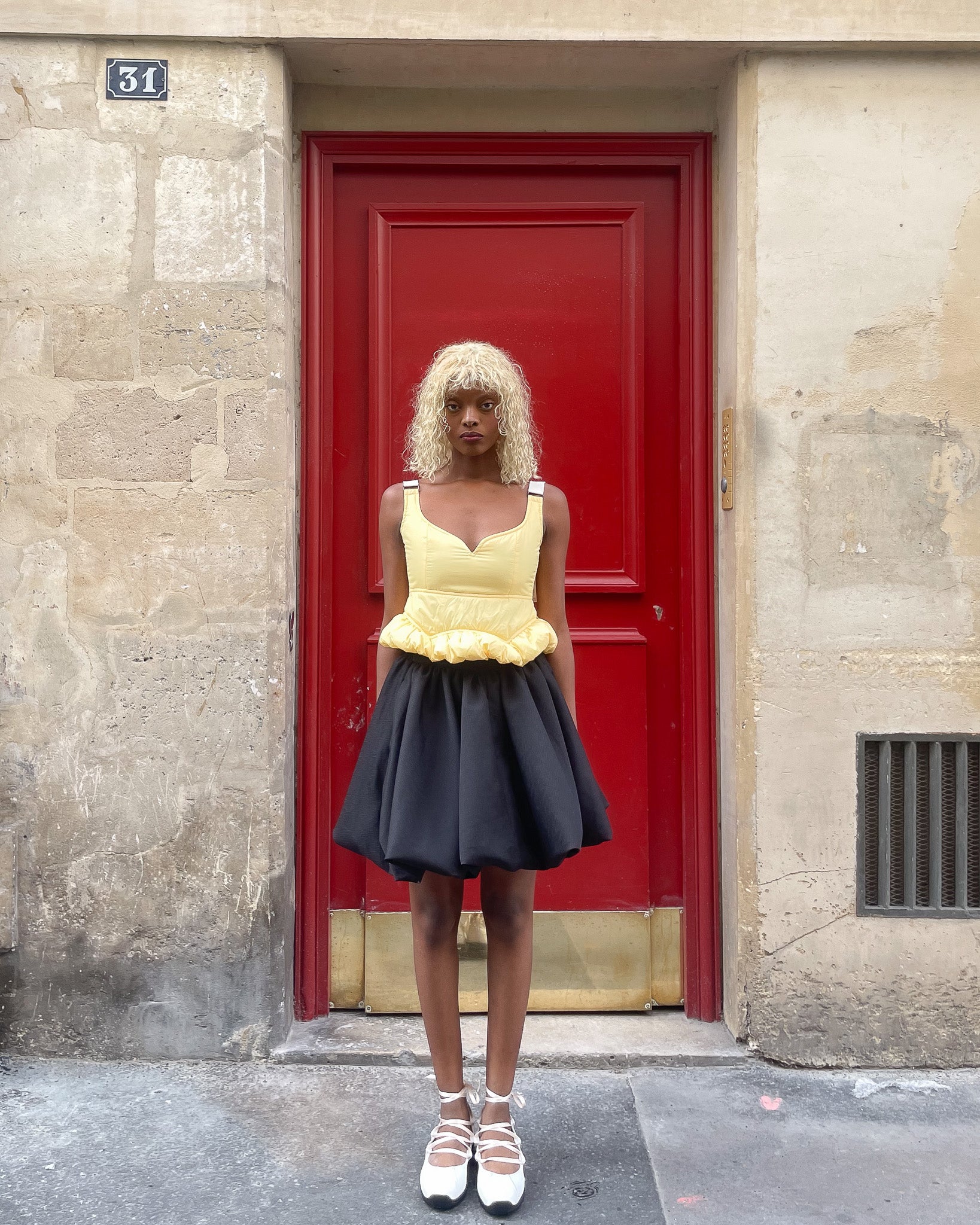 BENJAMIN YELLOW BUSTIER
