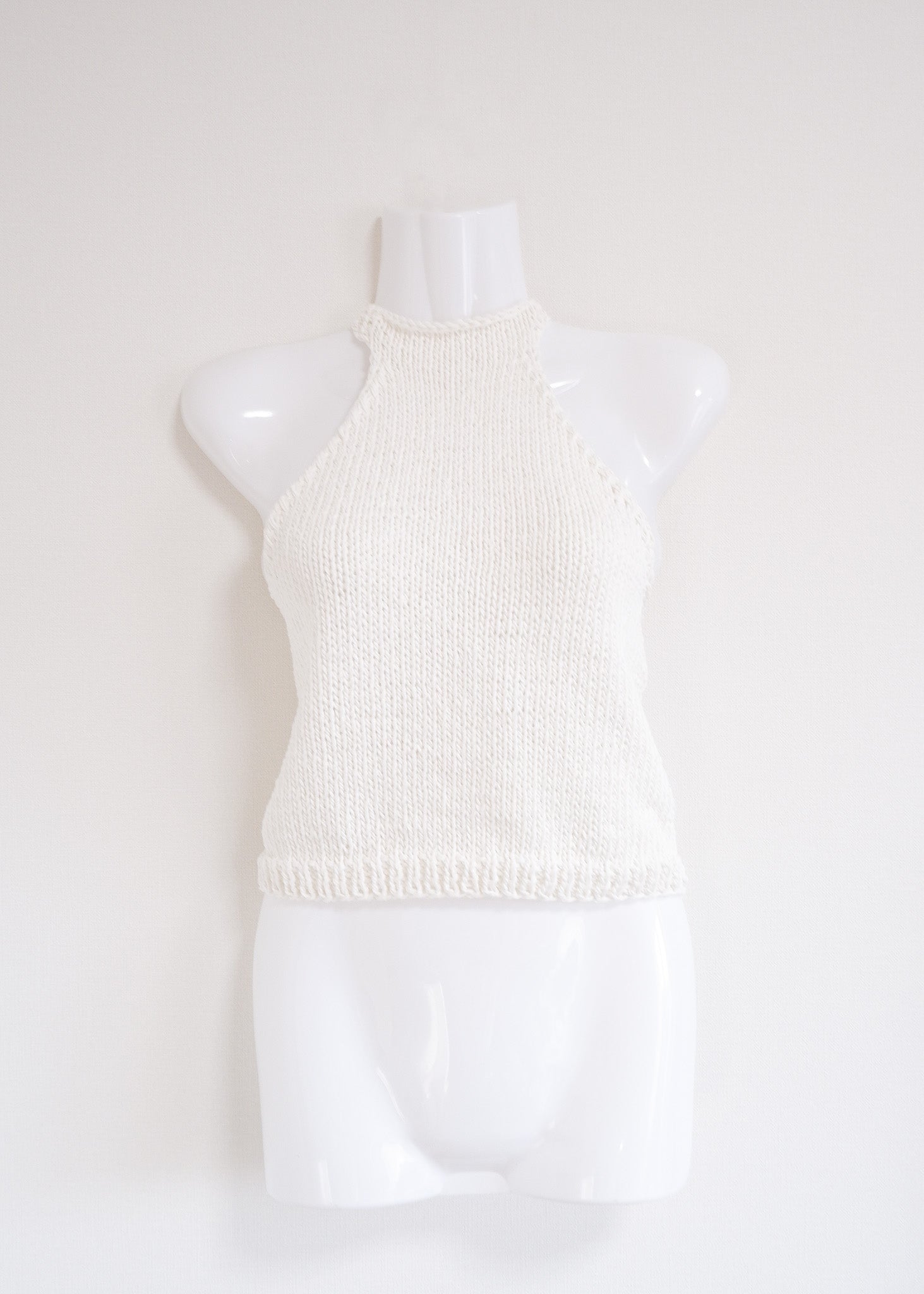 【SALE】Halter neck/ Summer knit tops