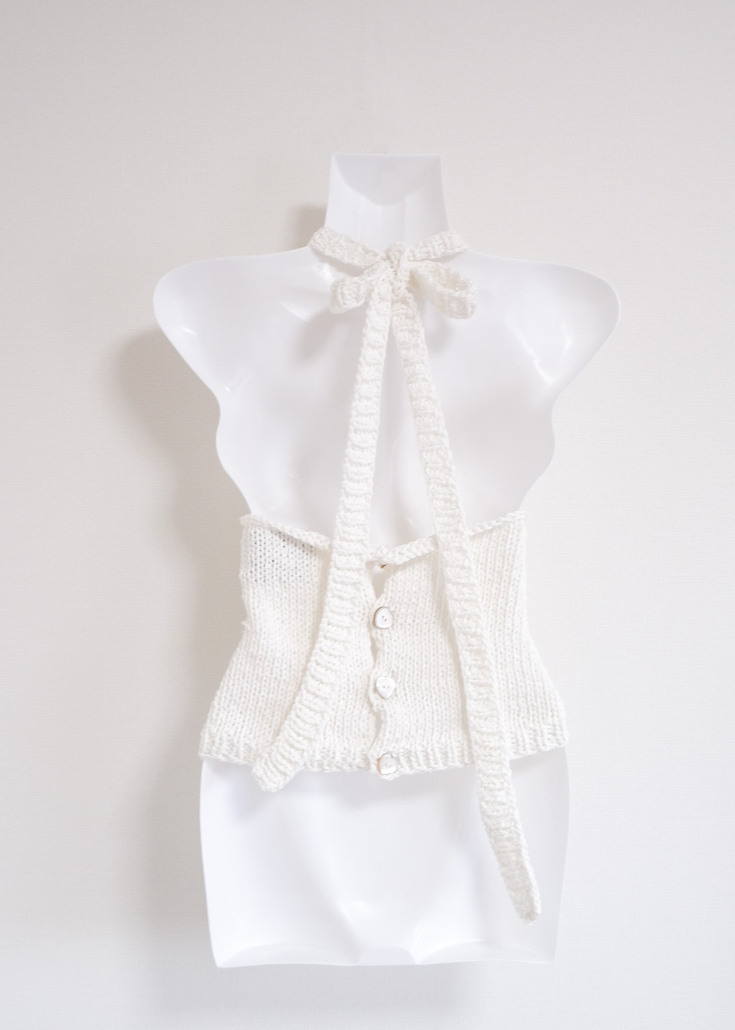 【SALE】Halter neck/ Summer knit tops