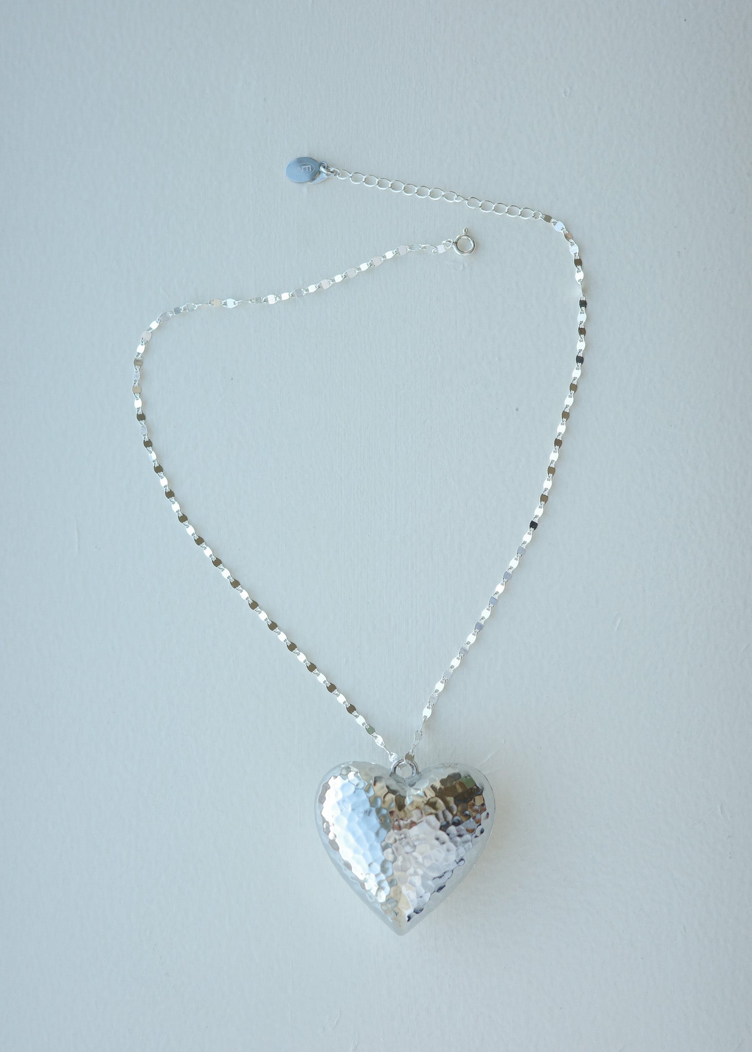 【SALE】Big Heart necklace | silver 925