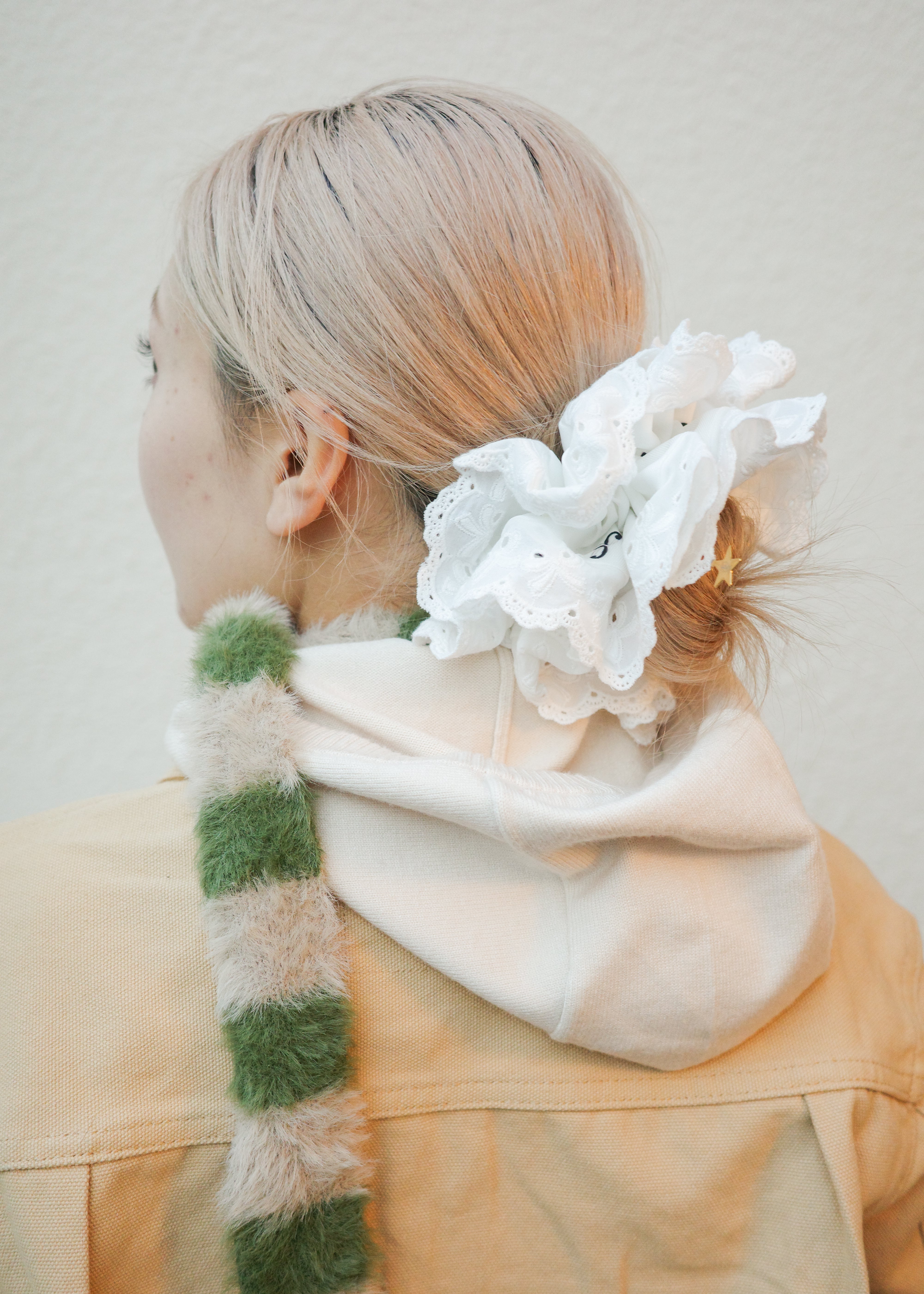 TIMELESS HAIR CHOUCHOU / WHITE