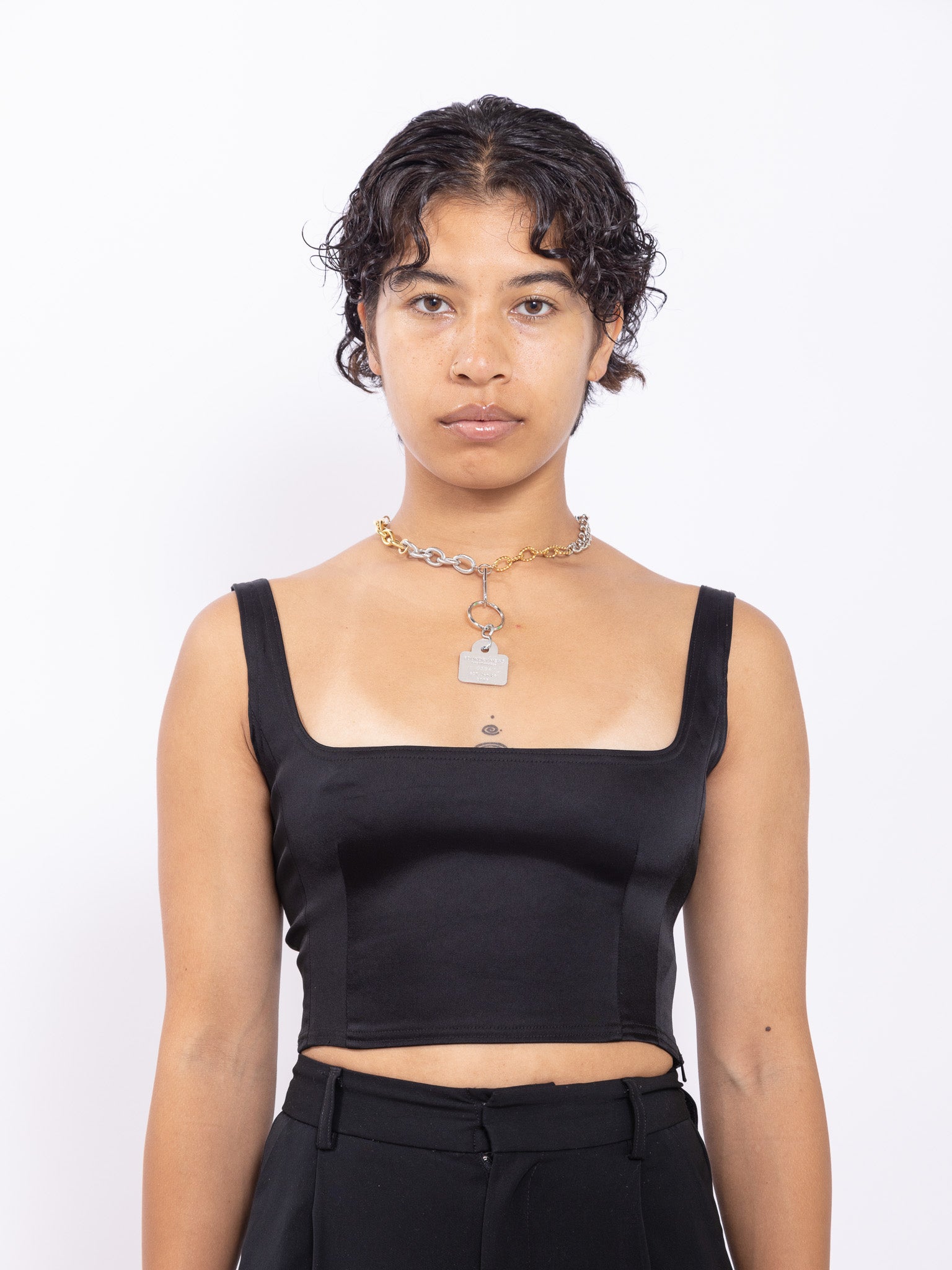 Foundrymews numbering charm necklace