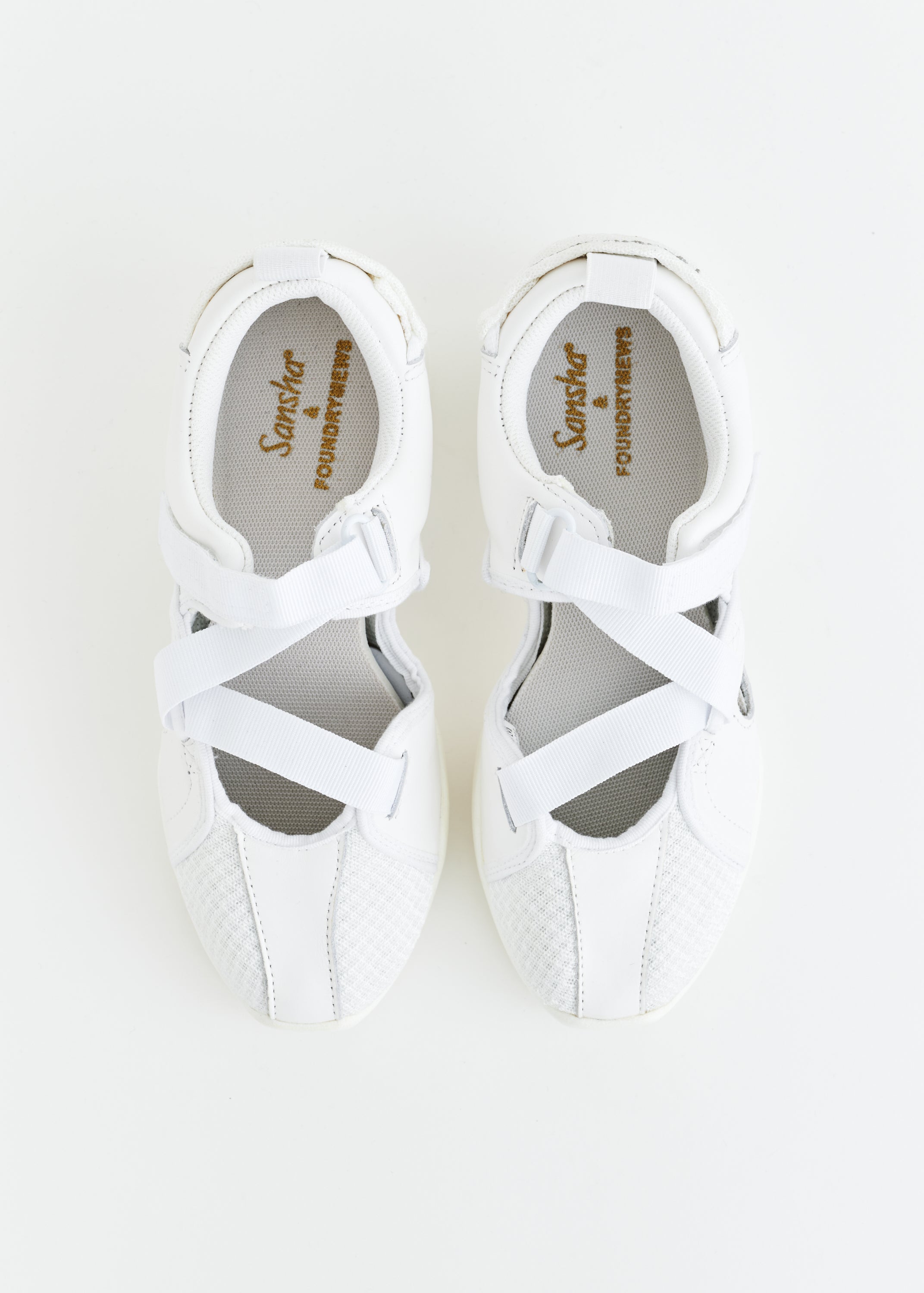 【MADE TO ORDER】Foundrymews / White canvas shoes