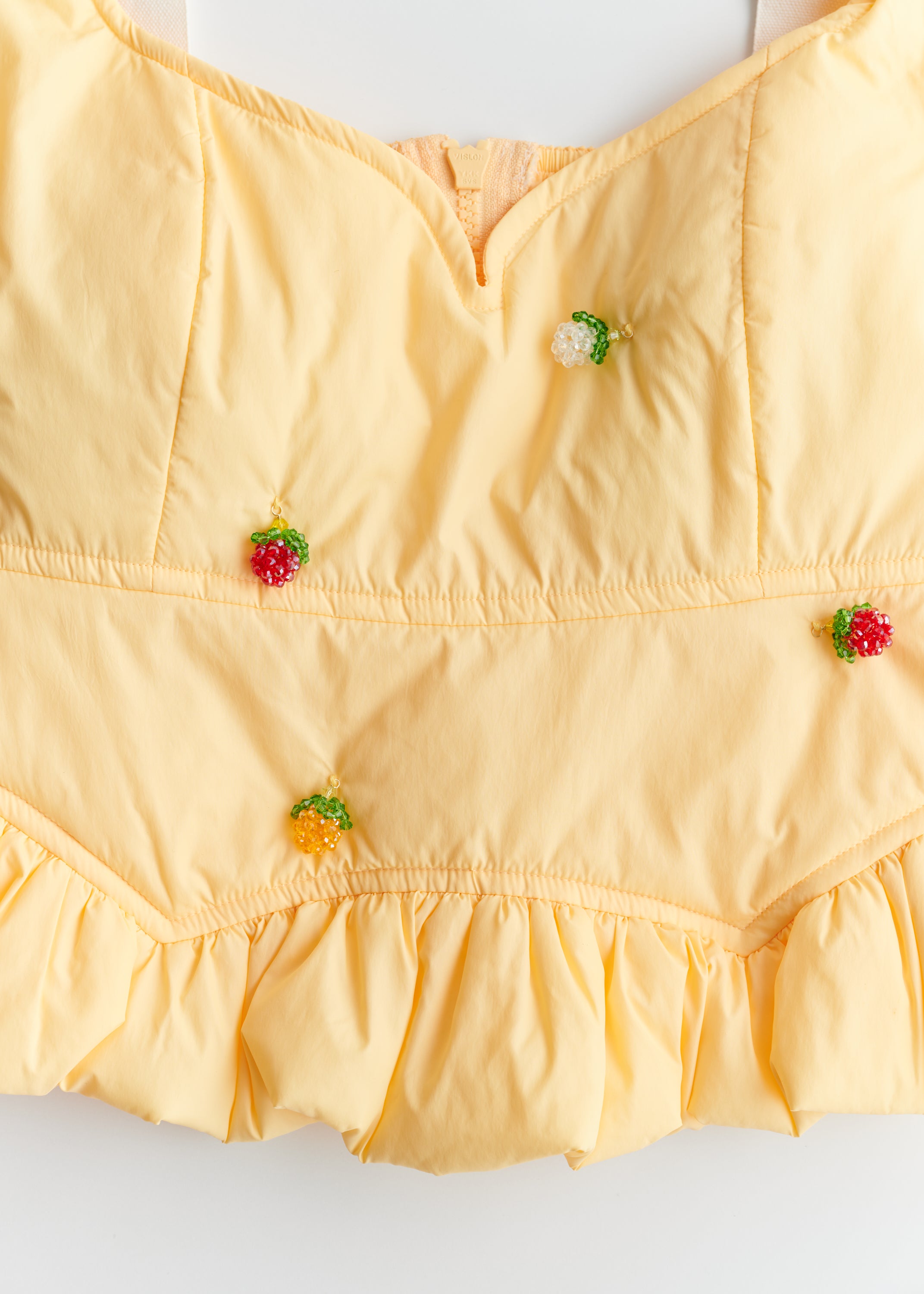 【SALE】BENJAMIN YELLOW | BEADED BUSTIER