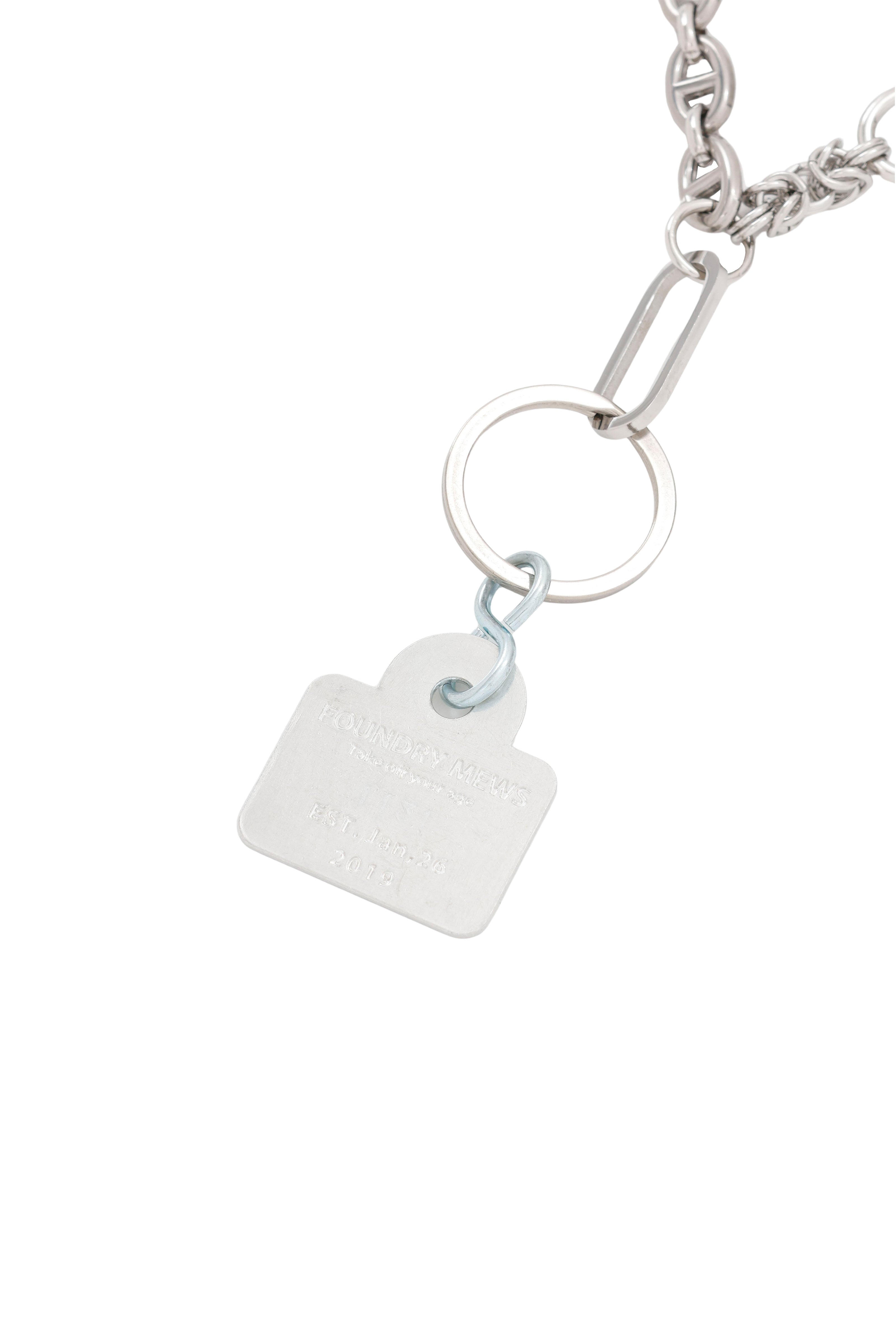 【在庫有】 numbering Foundrymews charm Mews Foundry – necklace アクセサリー