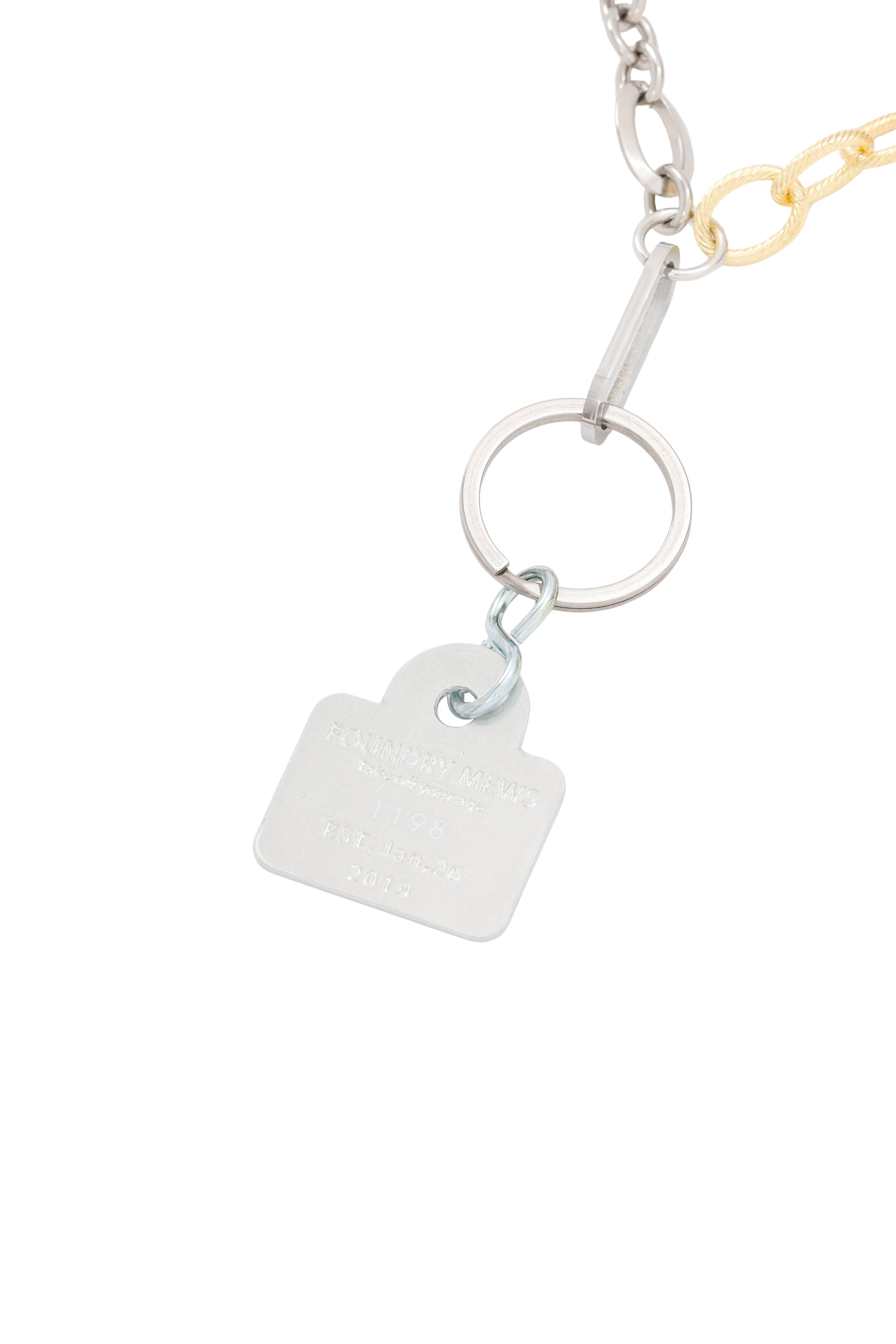 Foundrymews numbering charm necklace – Foundry Mews