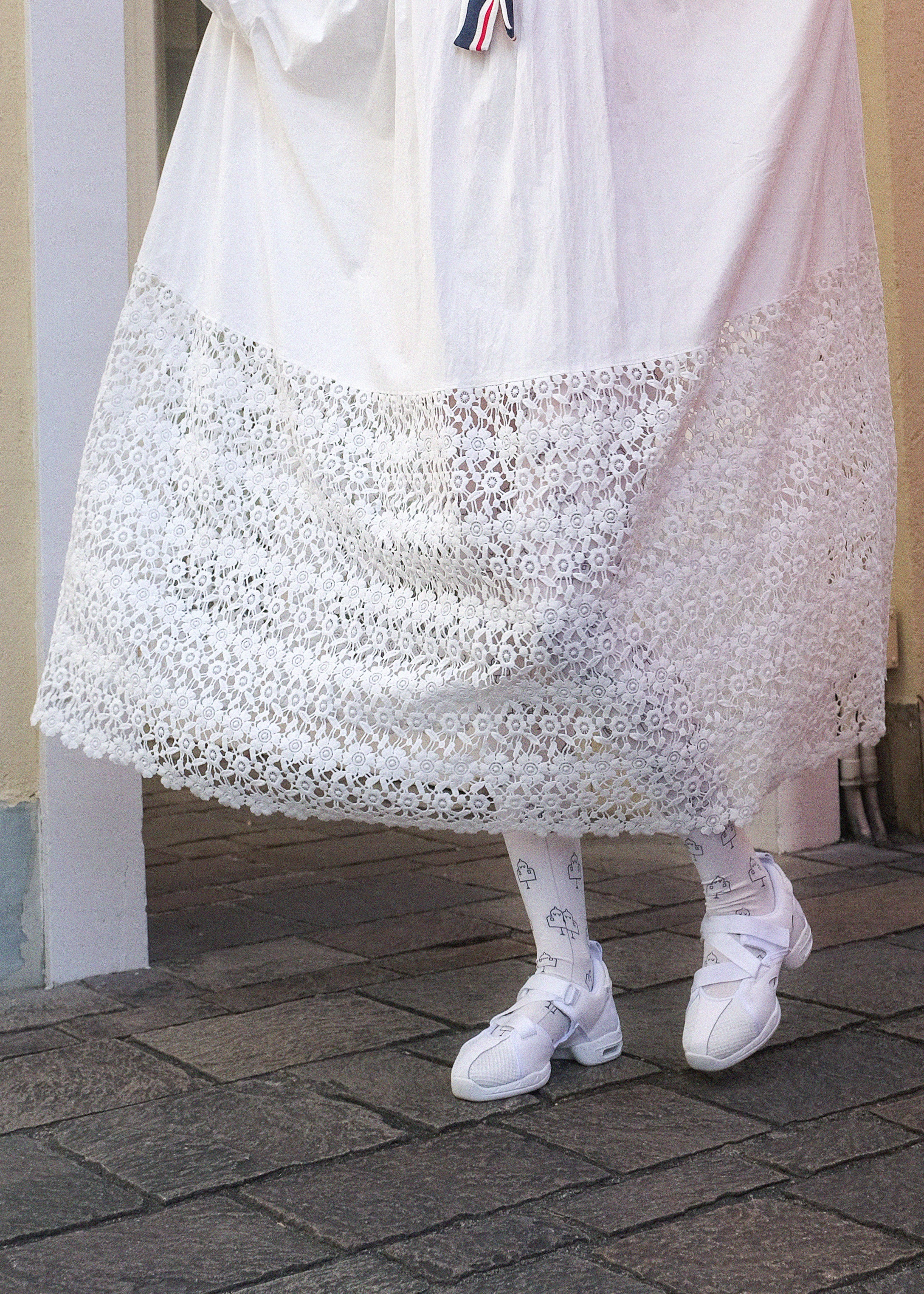 MADE TO ORDER】Foundrymews / White canvas shoes – Foundry Mews