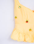 BENJAMIN YELLOW  | BEADED BUSTIER