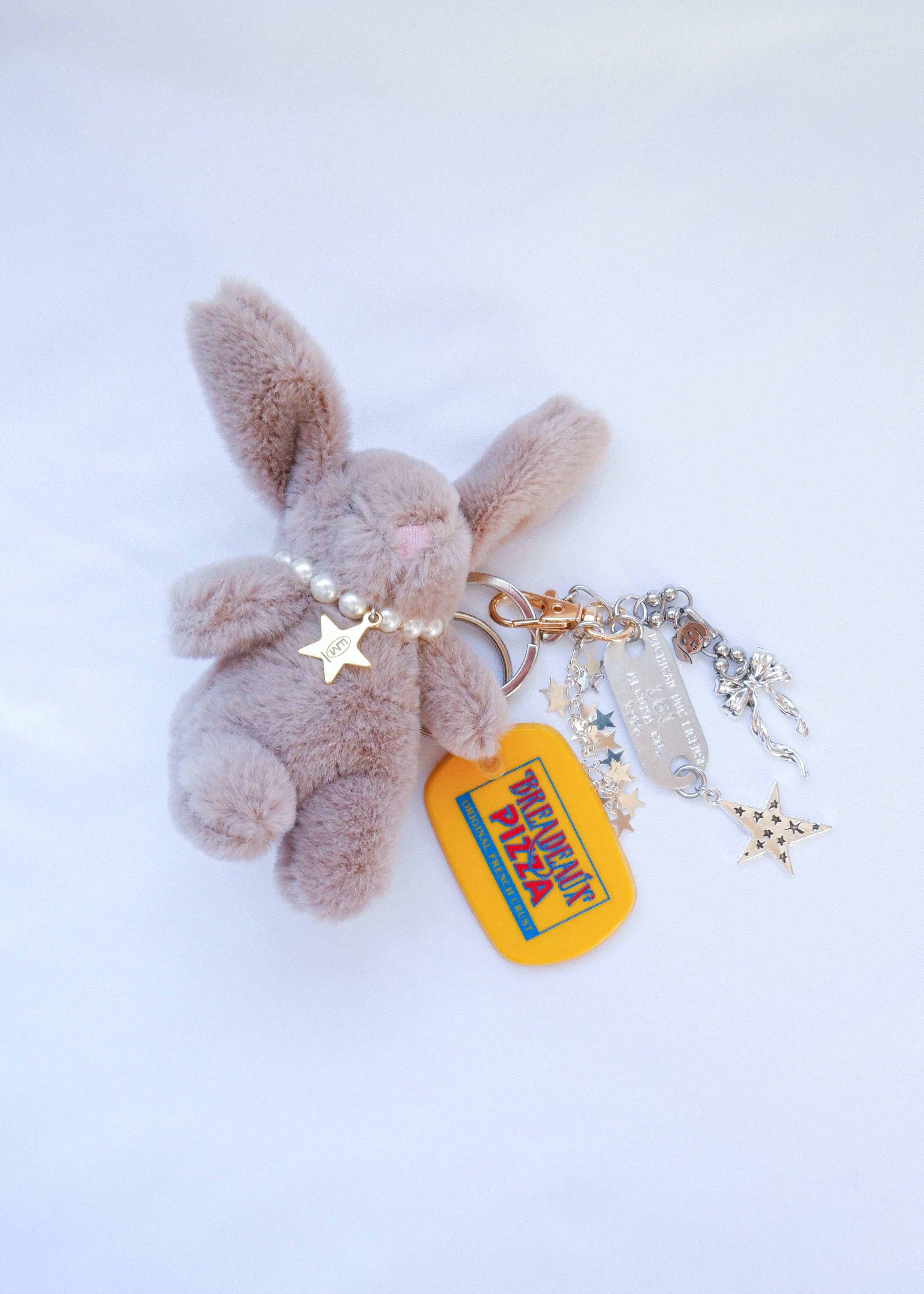 Petite Mews One of a Kind Bag Charm / brown 161