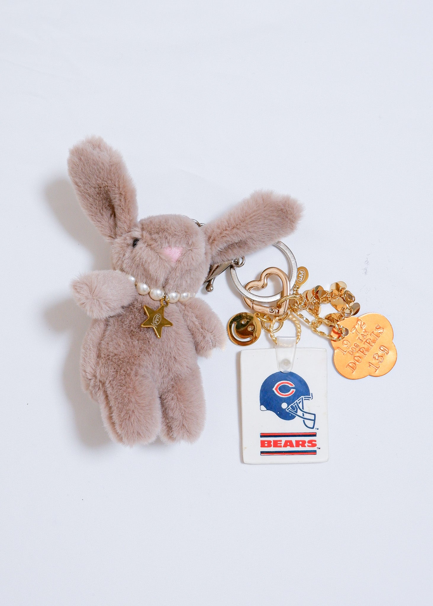 Petite Mews One of a Kind Bag Charm /light gray - 02