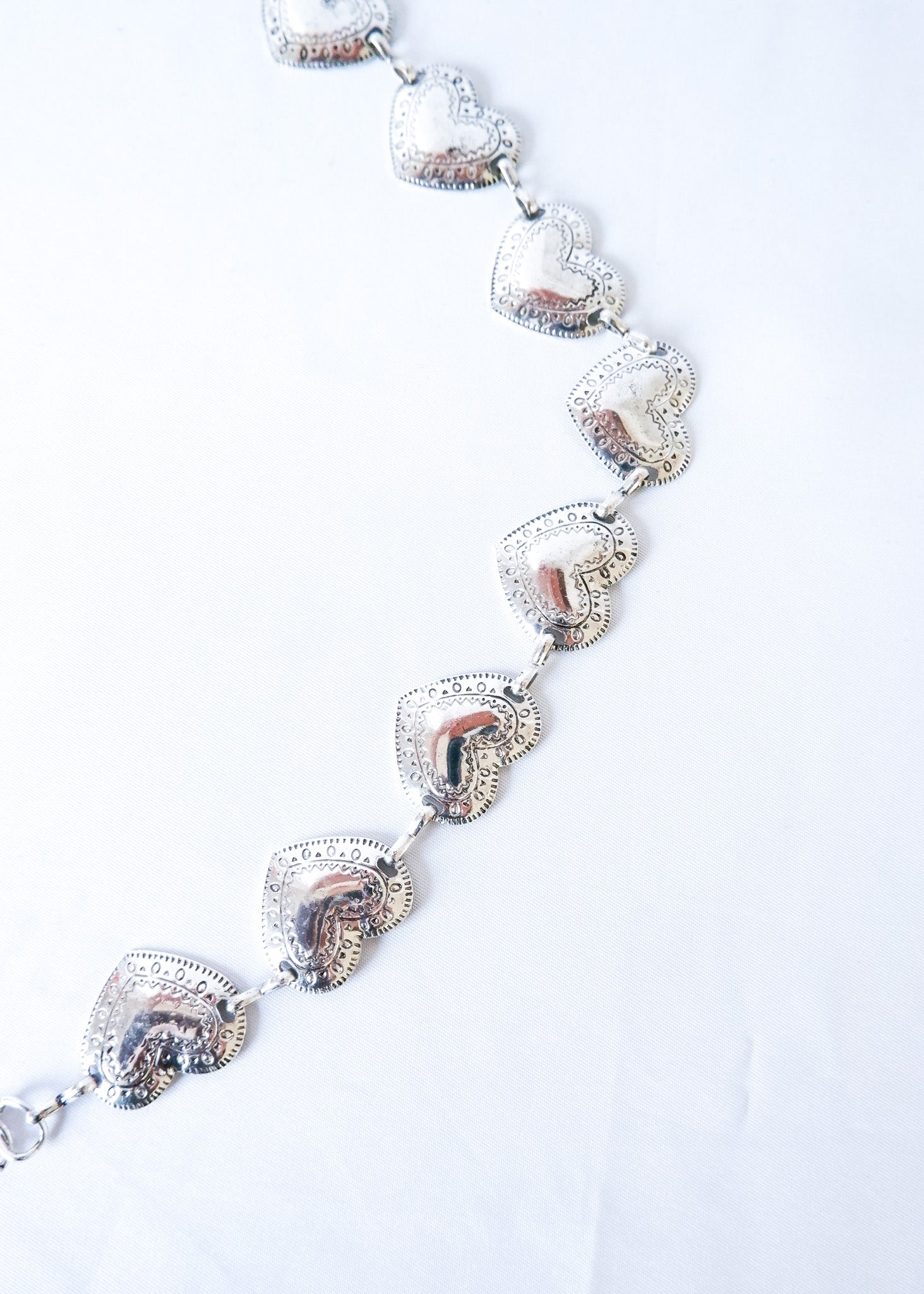 【SALE】FM Metal Heart Chain Belt