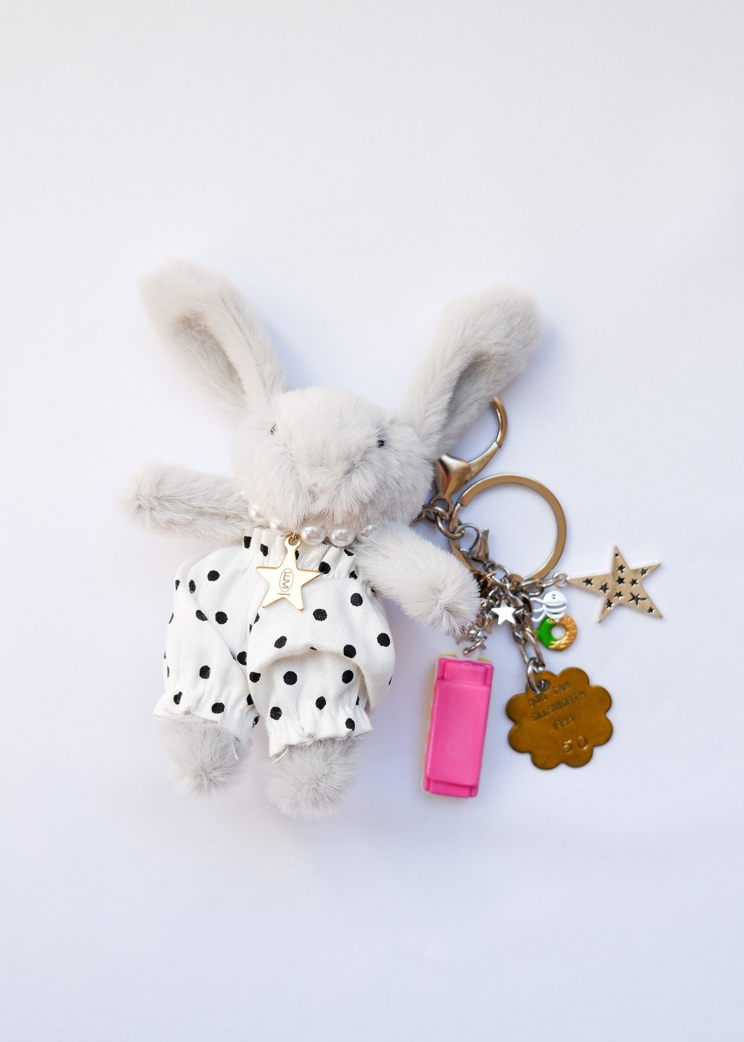 【Exclusive】Dress Up! Petite Mews One of a Kind Bag Charm / Gray 50