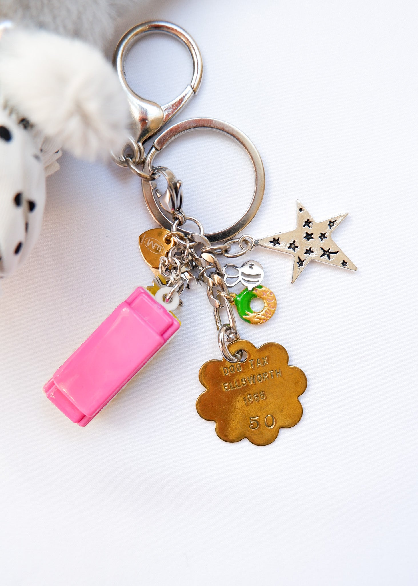 【Exclusive】Dress Up! Petite Mews One of a Kind Bag Charm / Gray 50