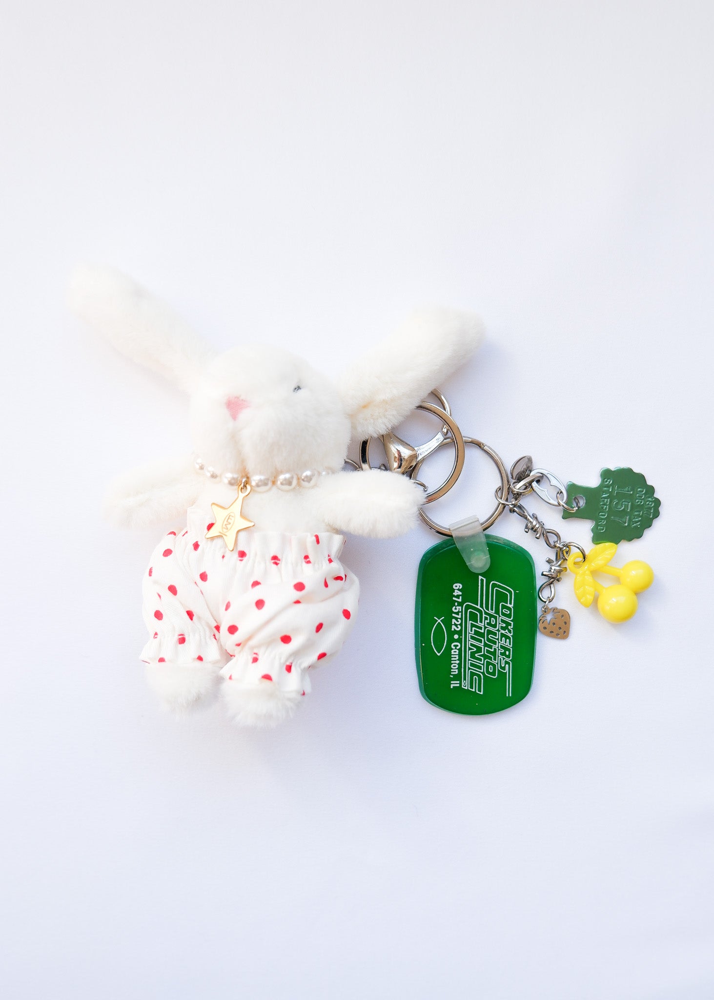 【Exclusive】Dress Up! Petite Mews One of a Kind Bag Charm / White 157