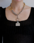 Foundrymews numbering charm necklace