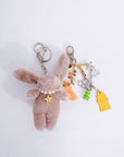 Petite Mews One of a Kind Bag Charm / Orange