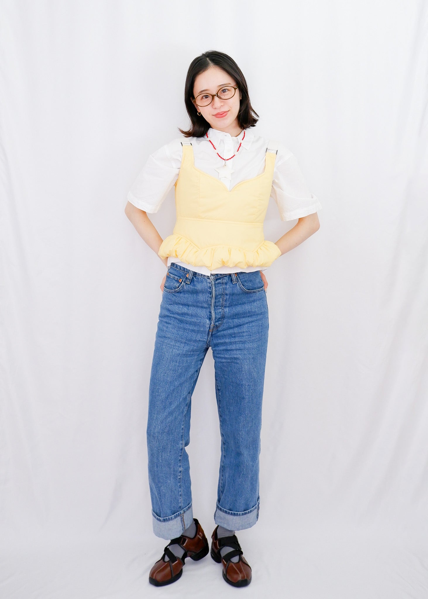 BENJAMIN YELLOW  BUSTIER