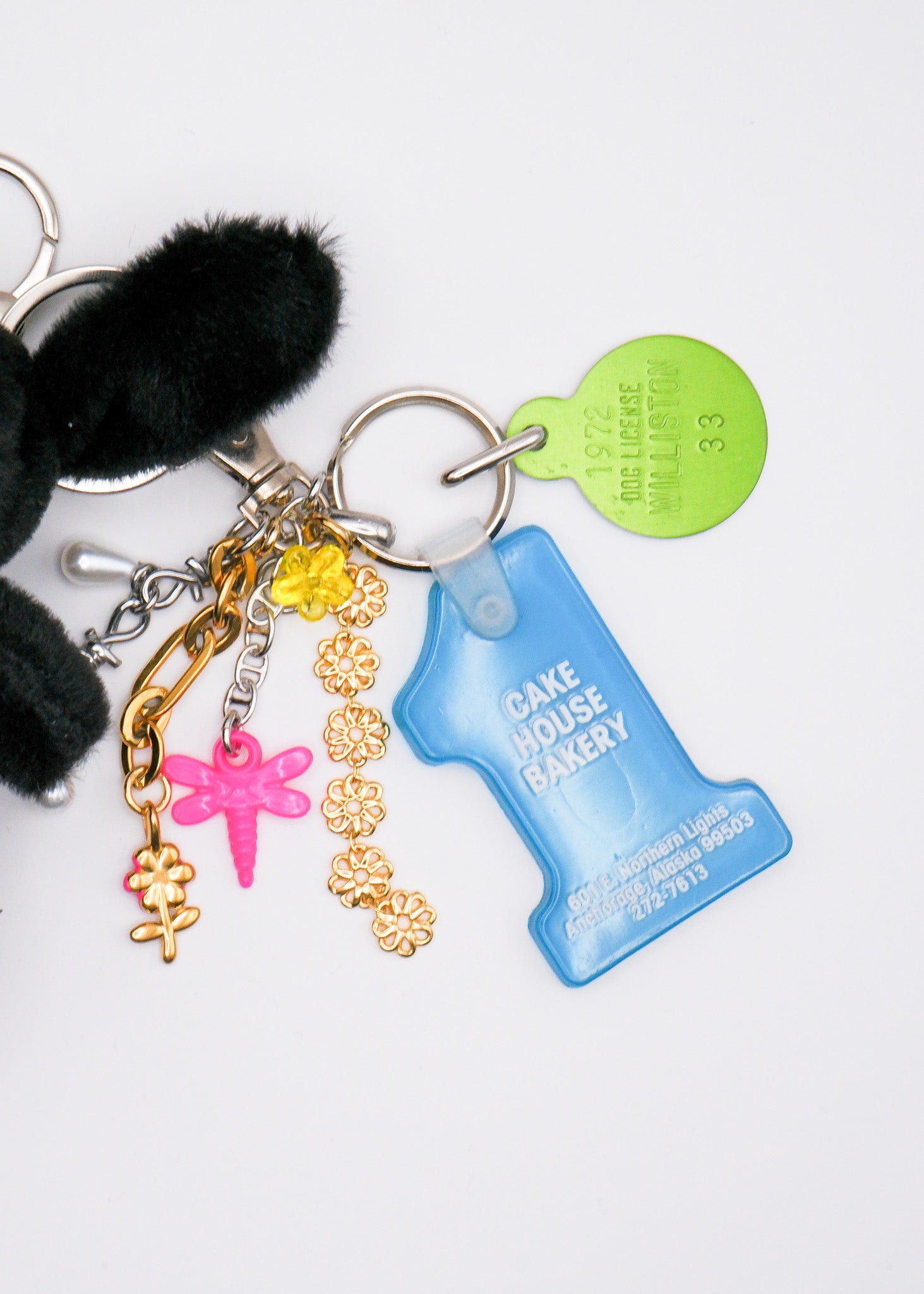 Petite Mews One of a Kind Bag Charm / BLK 03