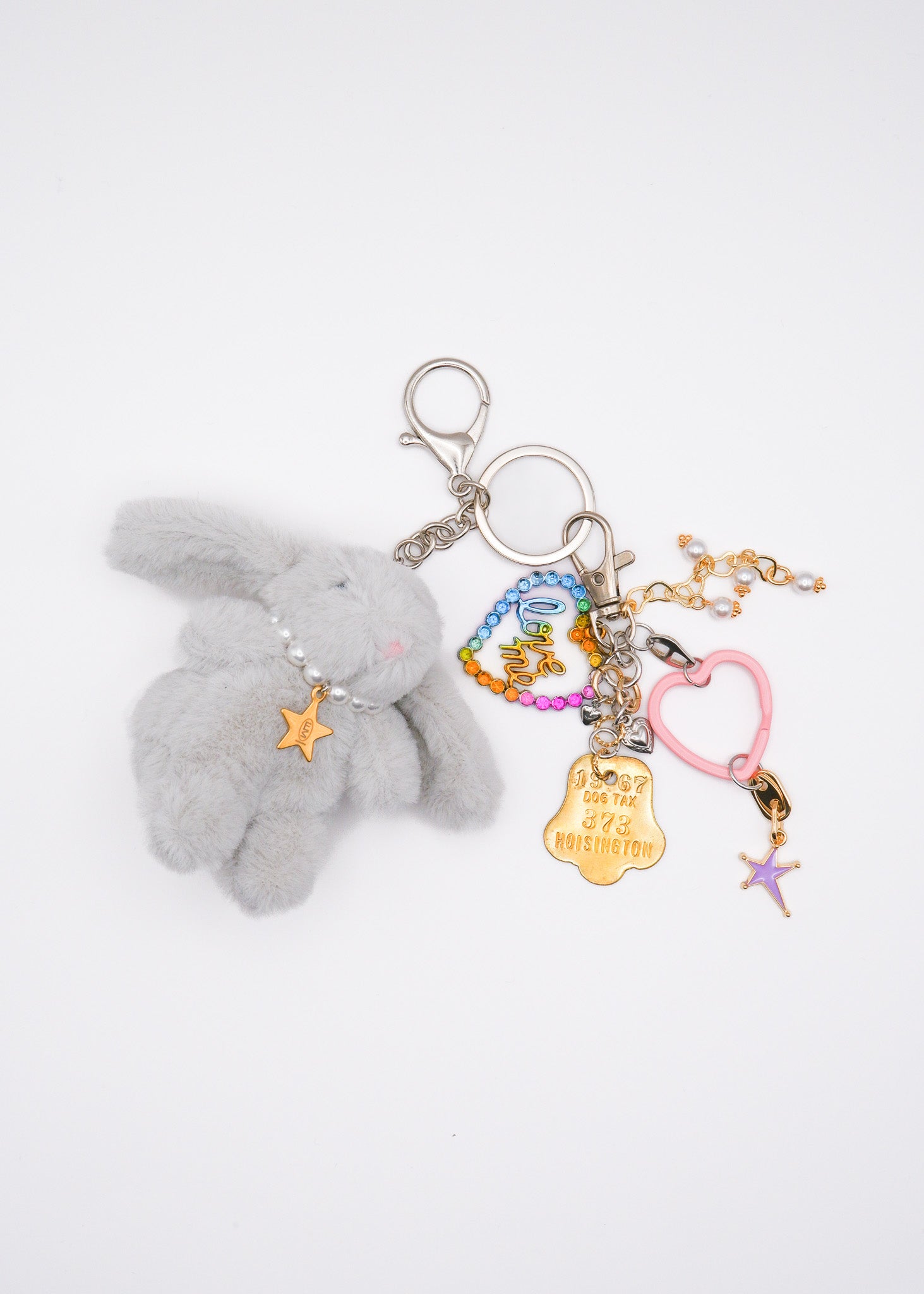 Petite Mews One of a Kind Bag Charm / GRY 06