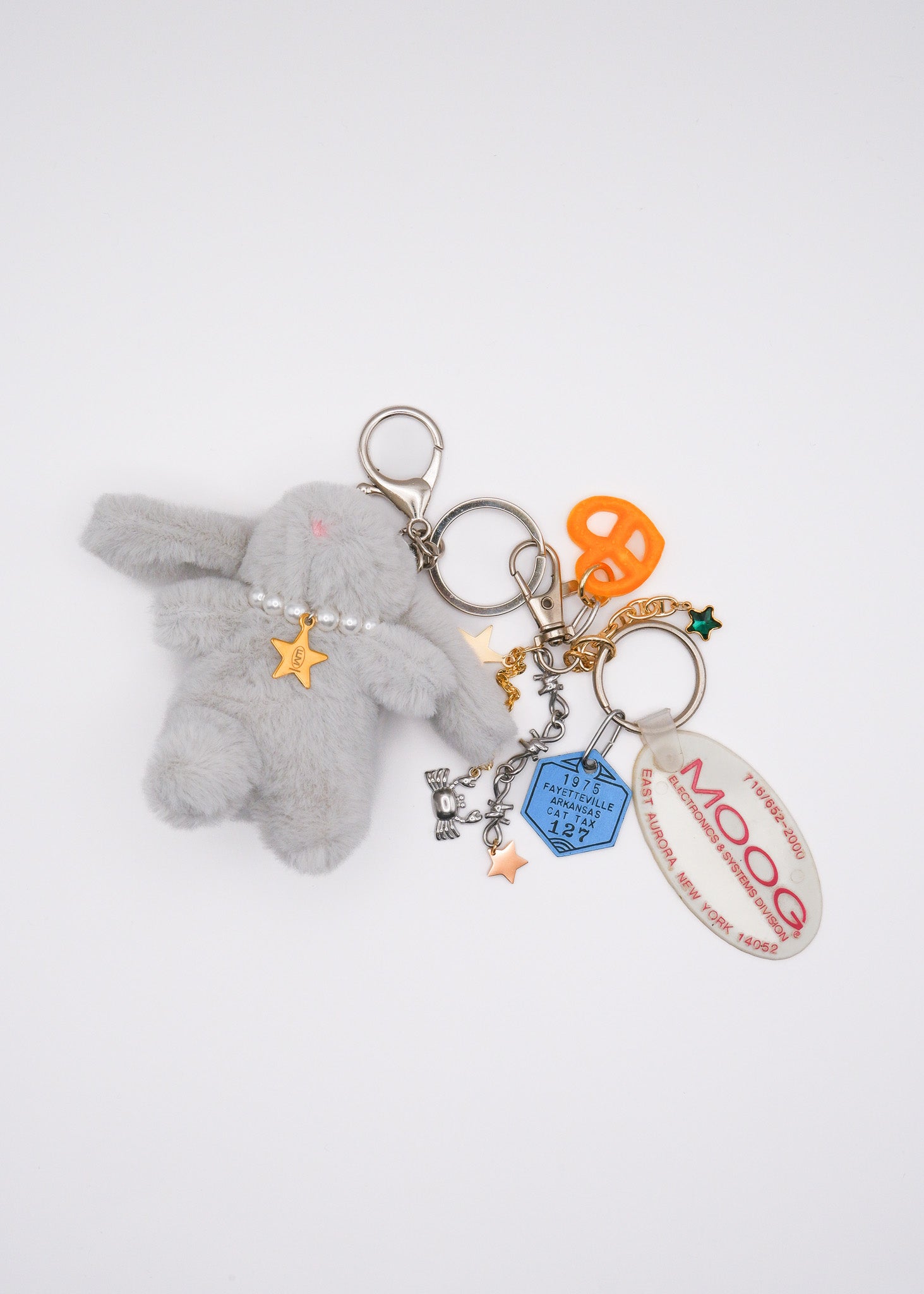 Petite Mews One of a Kind Bag Charm / GRY08
