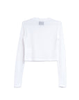 Molly see-through long sleeve knit top