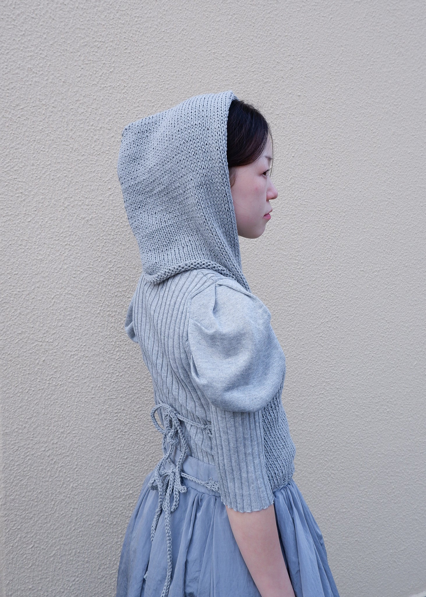 Hooded summer knit