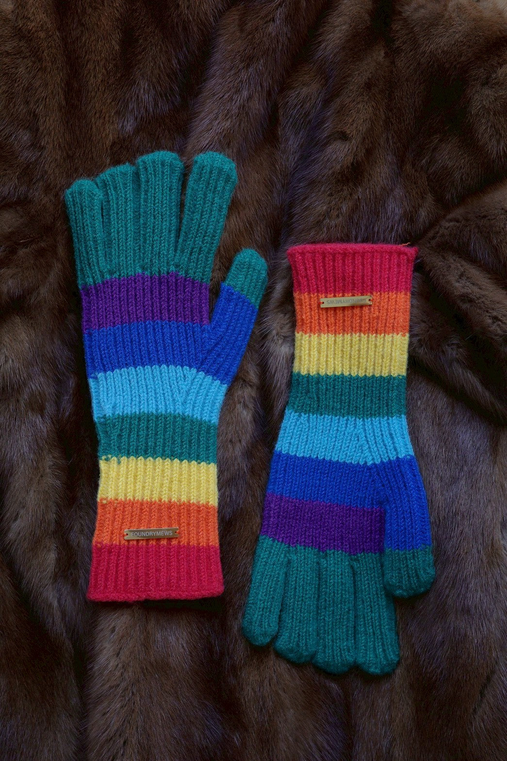 Rainbow Touch Gloves