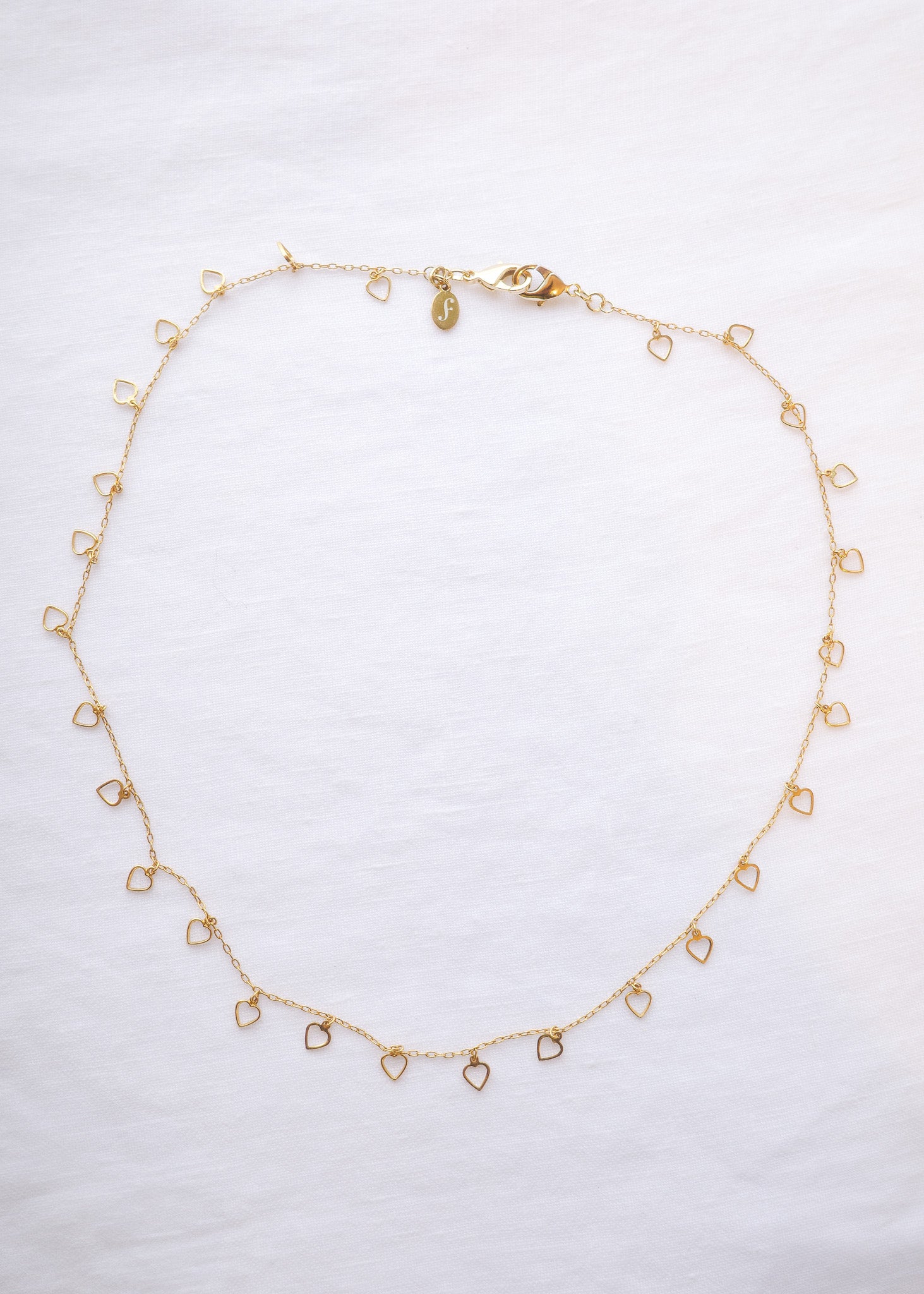 【SALE】Heart gold necklace