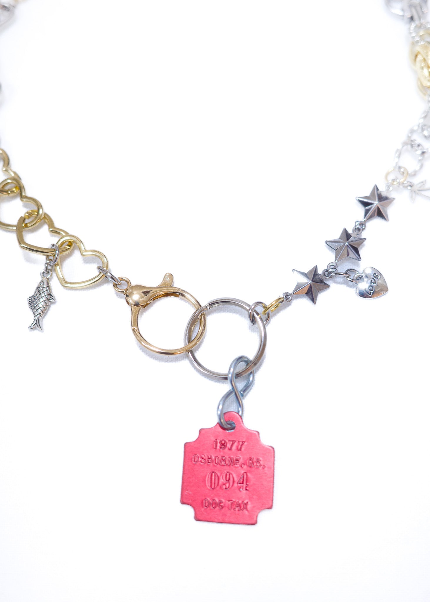 LIMITED CHARM NECKLACE / 094red