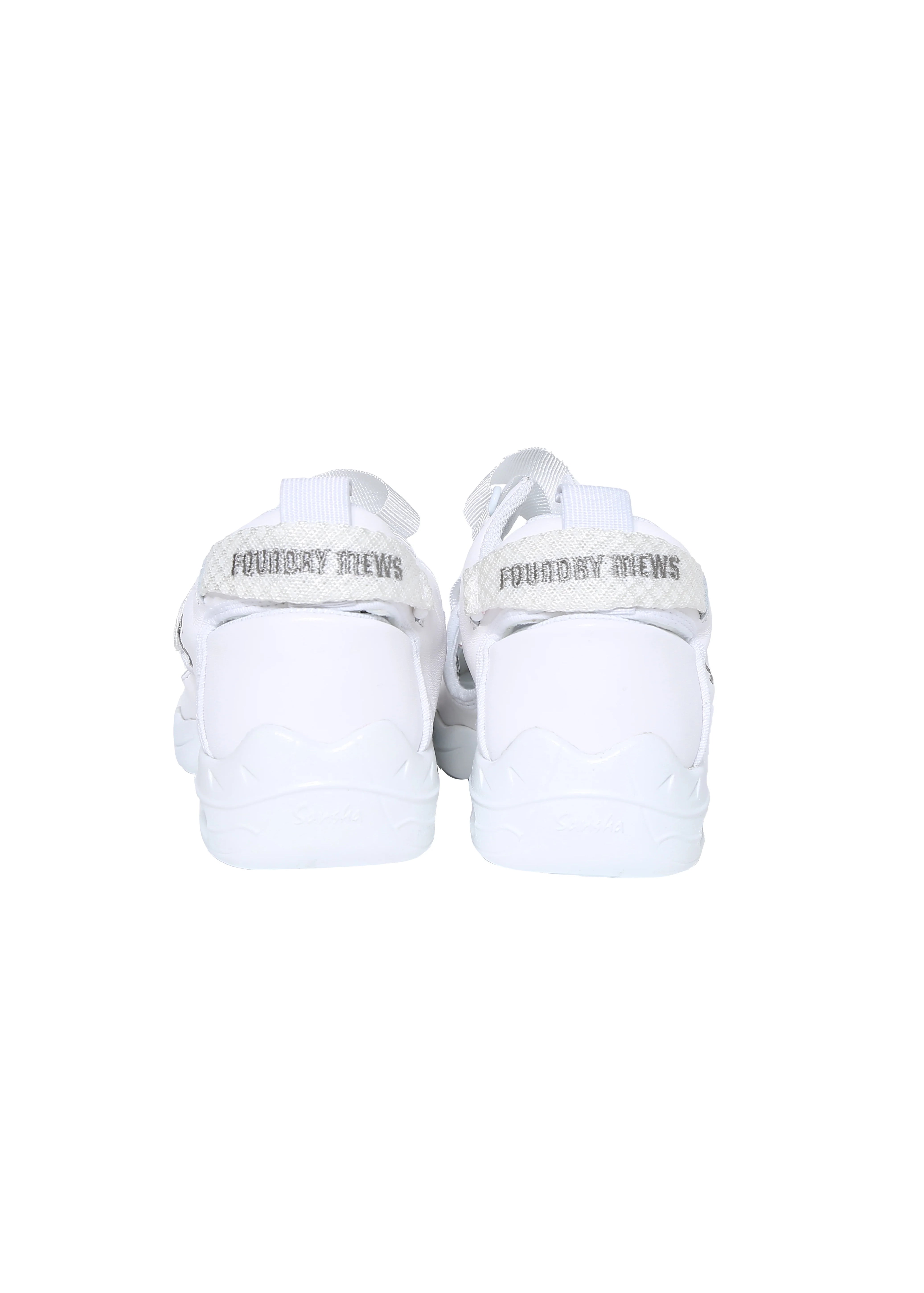 【MADE TO ORDER】Foundrymews / White canvas shoes